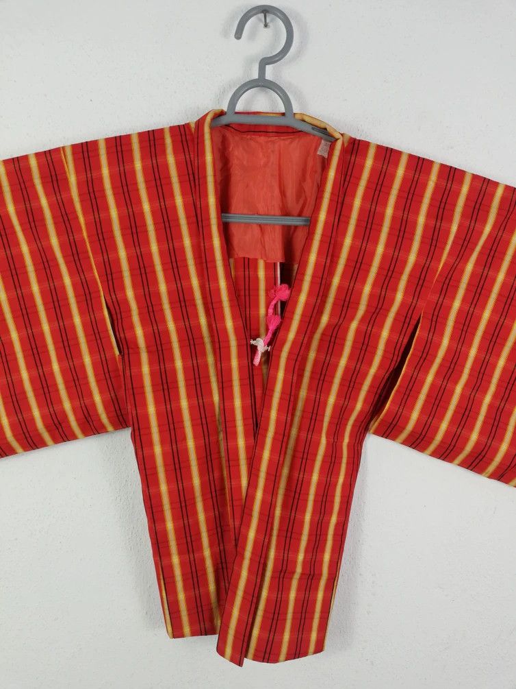 Japanese Brand Vintage Japanese Traditional Striped Short Kimono Size US L / EU 52-54 / 3 - 3 Thumbnail