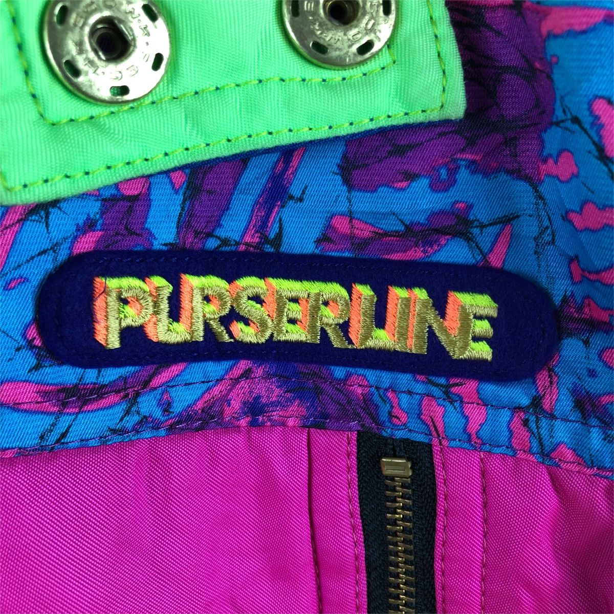 Vintage Vintage PURSERLINE SKI JACKET Casual Jumper Pullover Size US XL / EU 56 / 4 - 4 Thumbnail