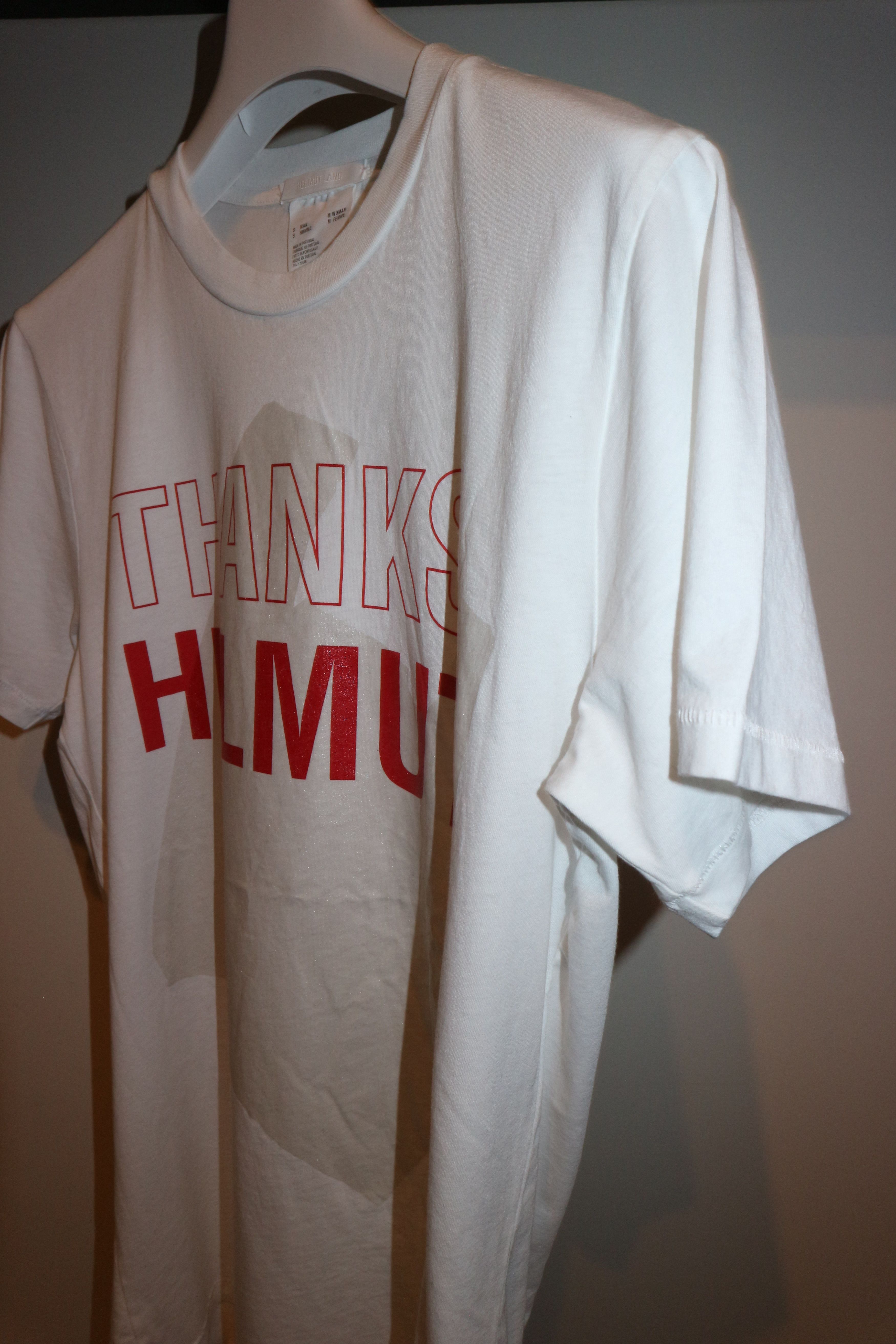 Helmut Lang "thanks helmut" t-shirt Size US M / EU 48-50 / 2 - 6 Thumbnail