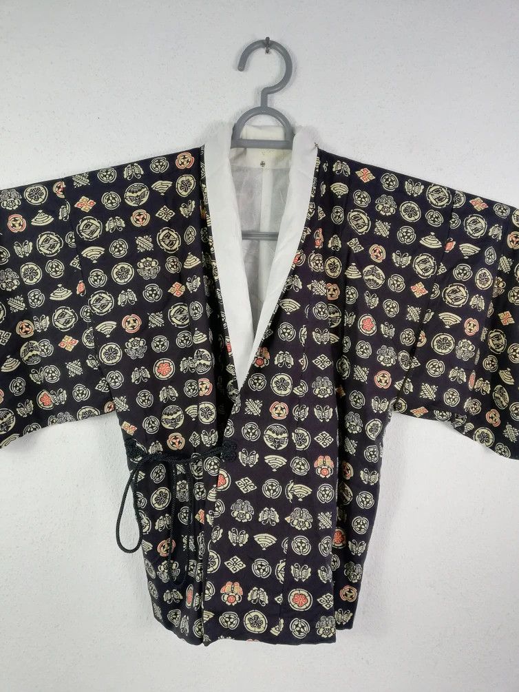 Japanese Brand Vintage Japanese Traditional Full Print Short Kimono Size US L / EU 52-54 / 3 - 3 Thumbnail