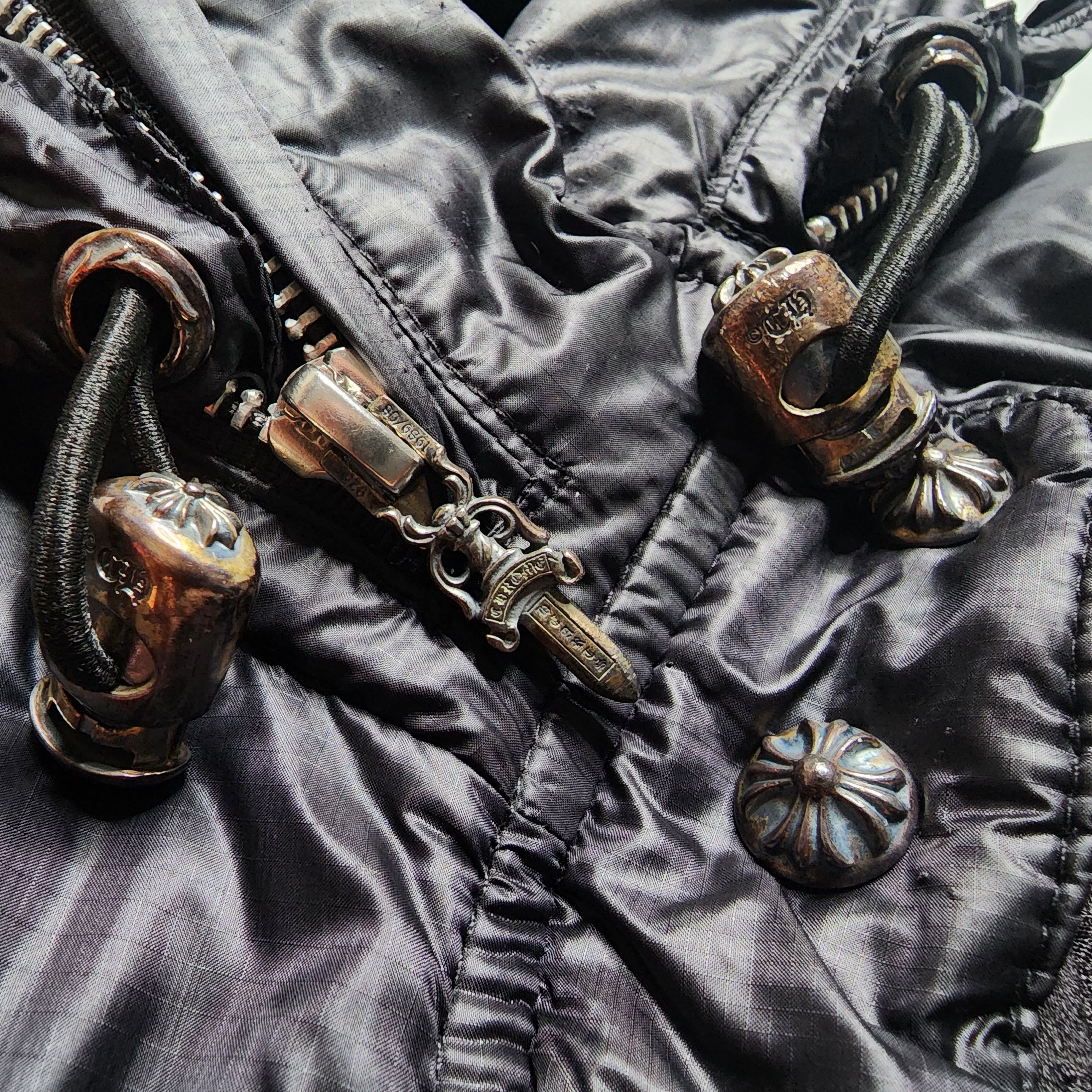 Chrome Hearts Chrome Hearts - Puffer Jacket Size M / US 6-8 / IT 42-44 - 4 Thumbnail