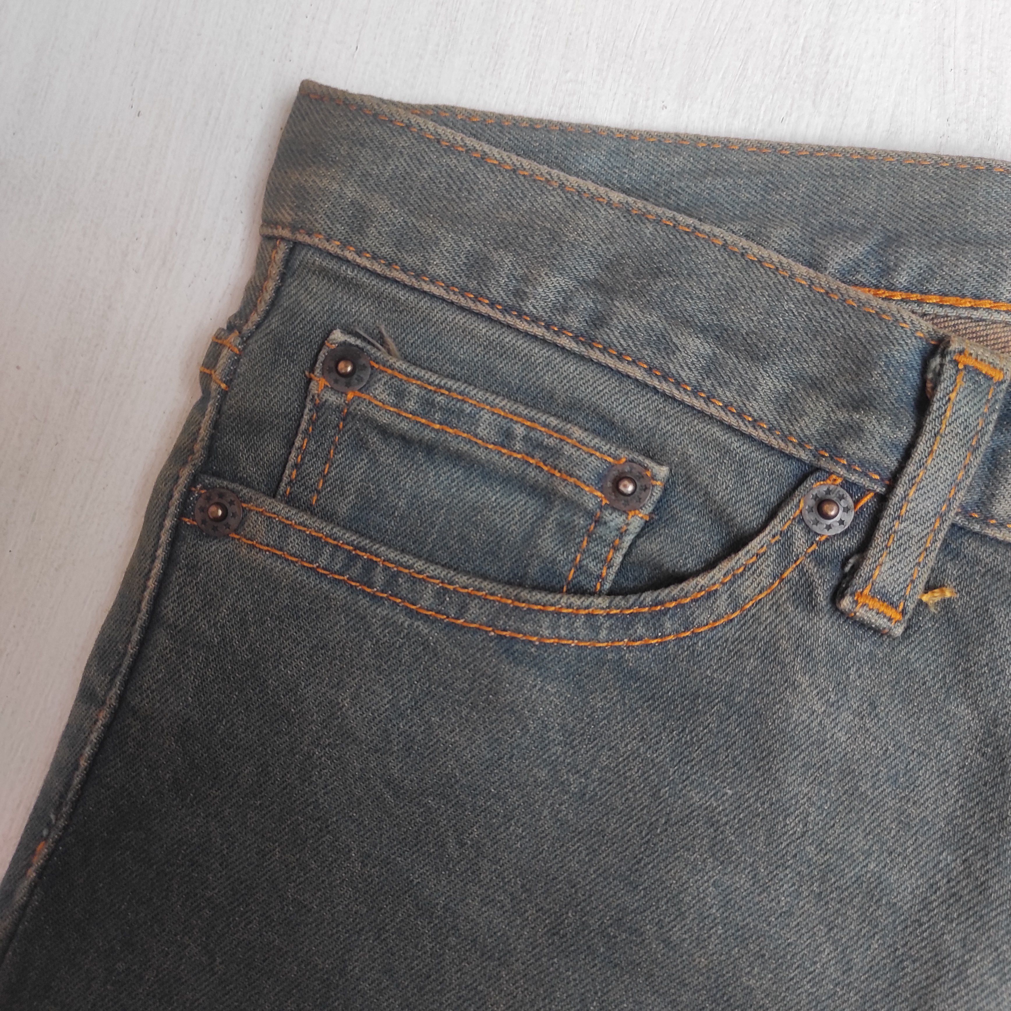 Hysteric Glamour Flare Jeans VIVA YOU Low Rise Boot cut Denim Size 28" / US 6 / IT 42 - 7 Thumbnail