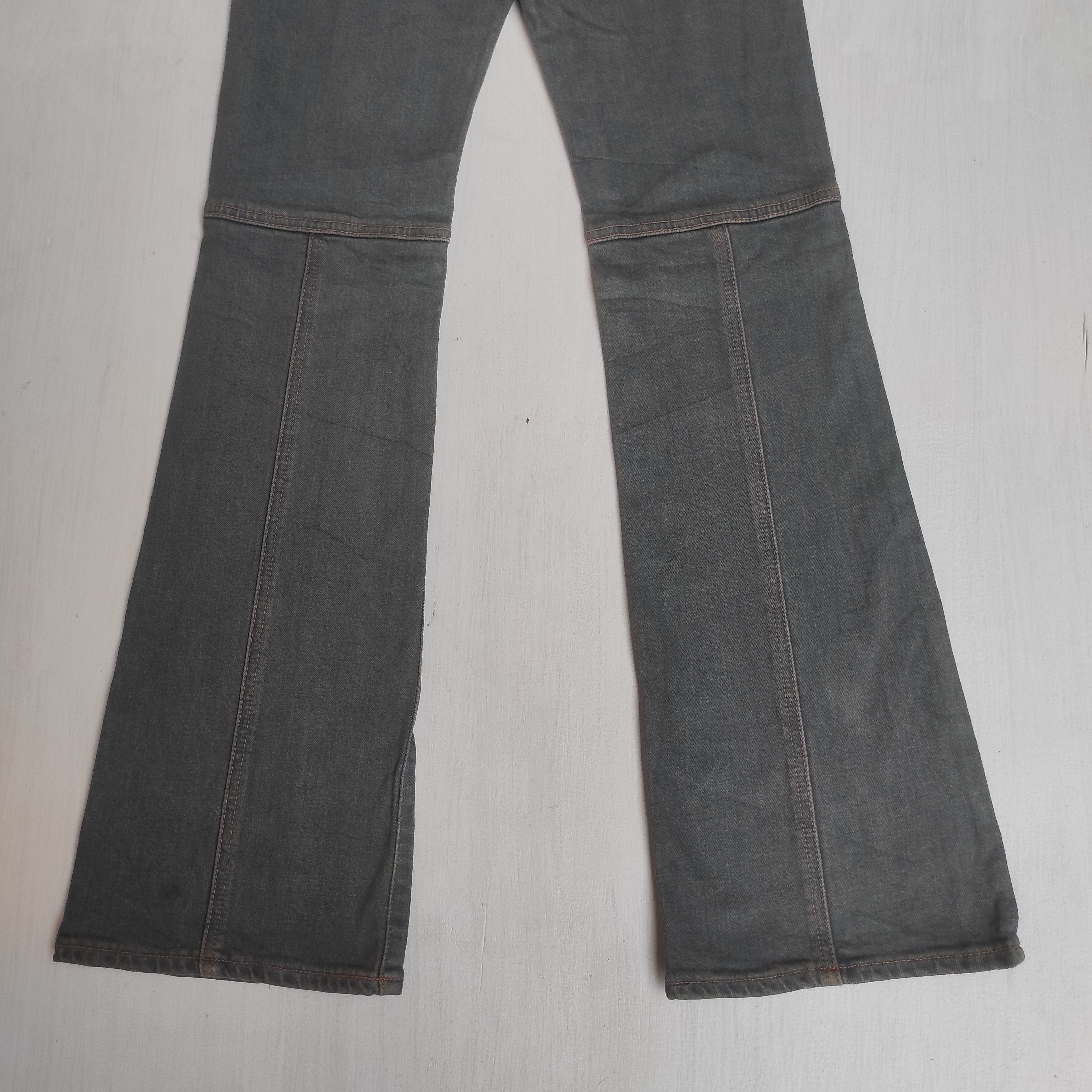 Hysteric Glamour Flare Jeans VIVA YOU Low Rise Boot cut Denim Size 28" / US 6 / IT 42 - 17 Thumbnail
