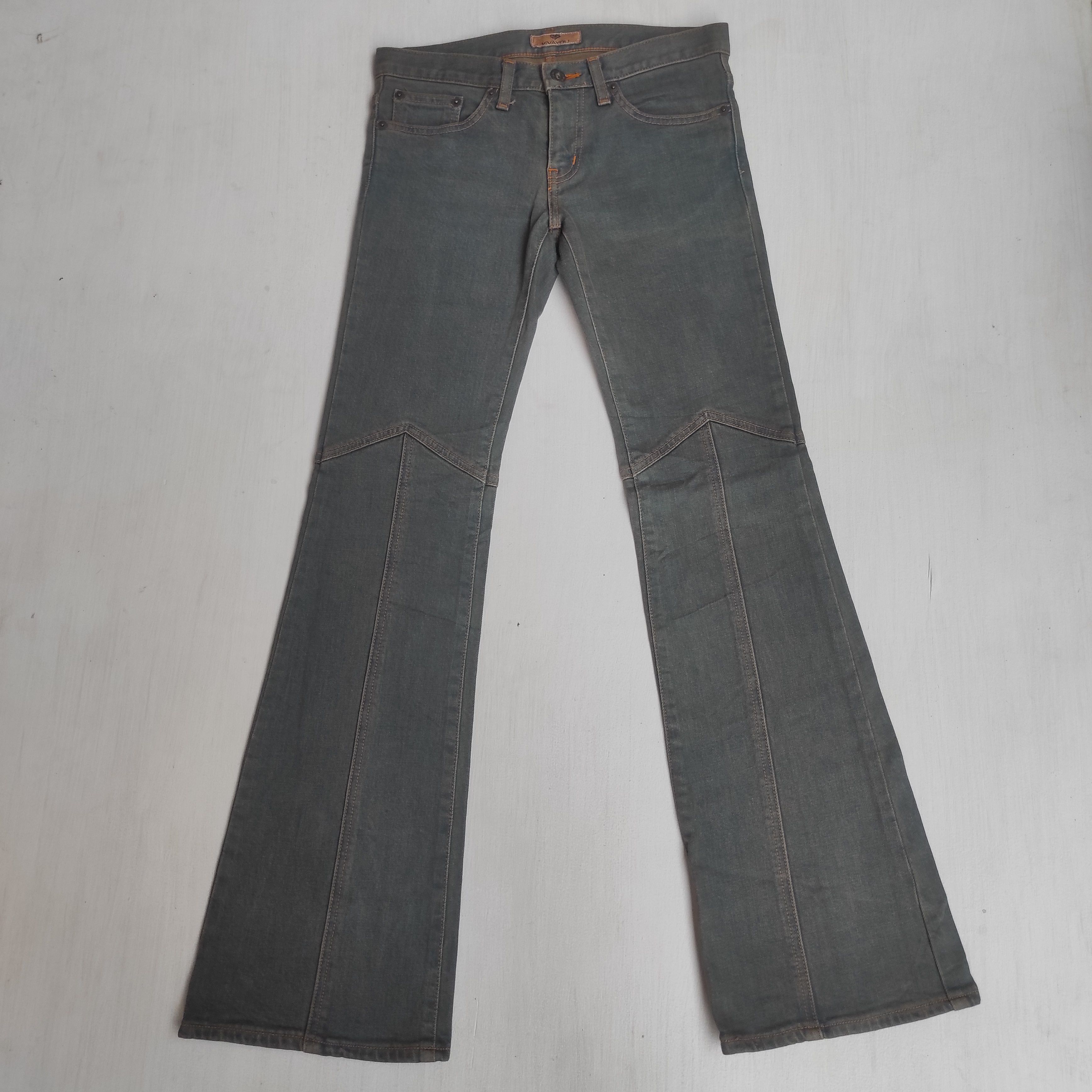 Hysteric Glamour Flare Jeans VIVA YOU Low Rise Boot cut Denim Size 28" / US 6 / IT 42 - 2 Thumbnail