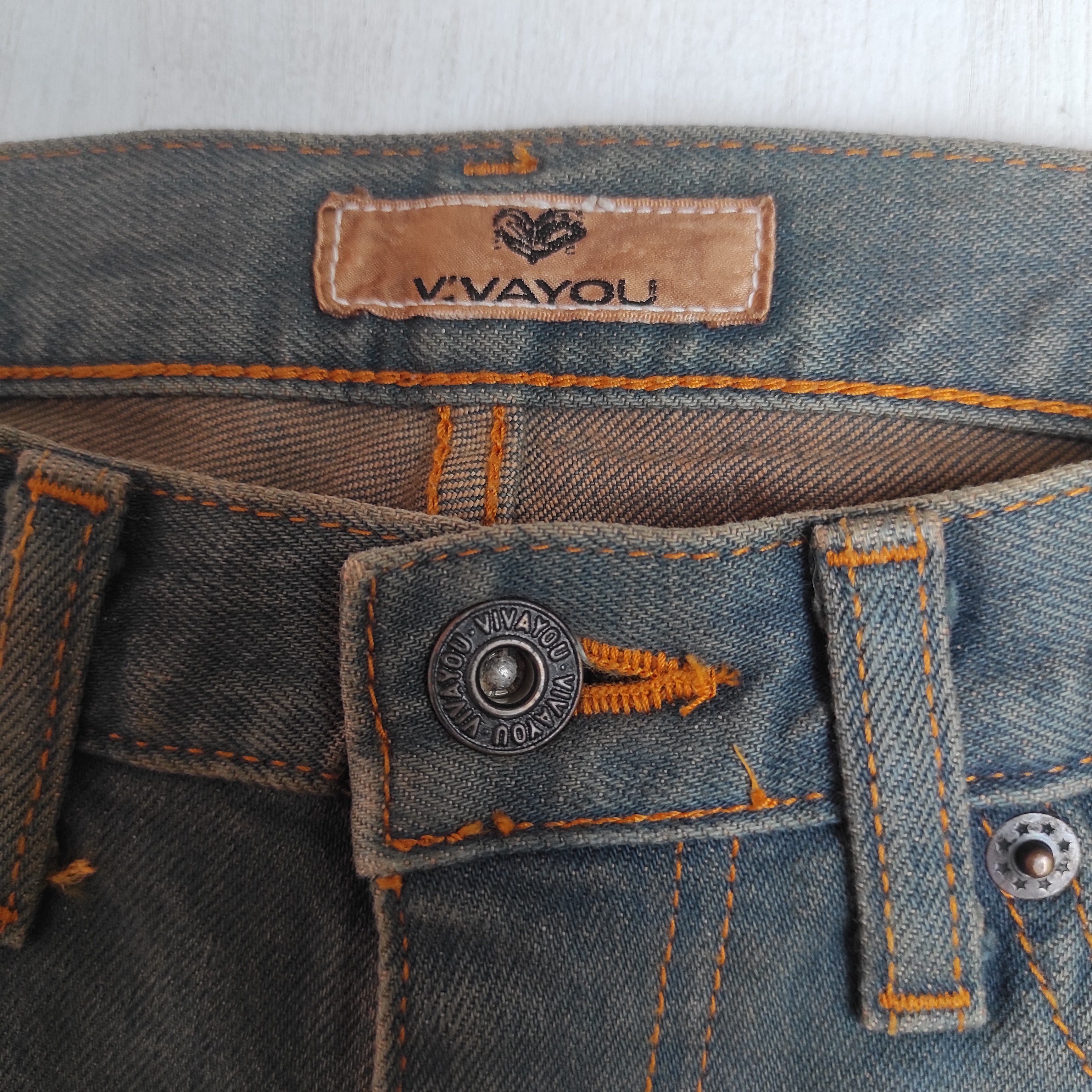Hysteric Glamour Flare Jeans VIVA YOU Low Rise Boot cut Denim Size 28" / US 6 / IT 42 - 9 Thumbnail