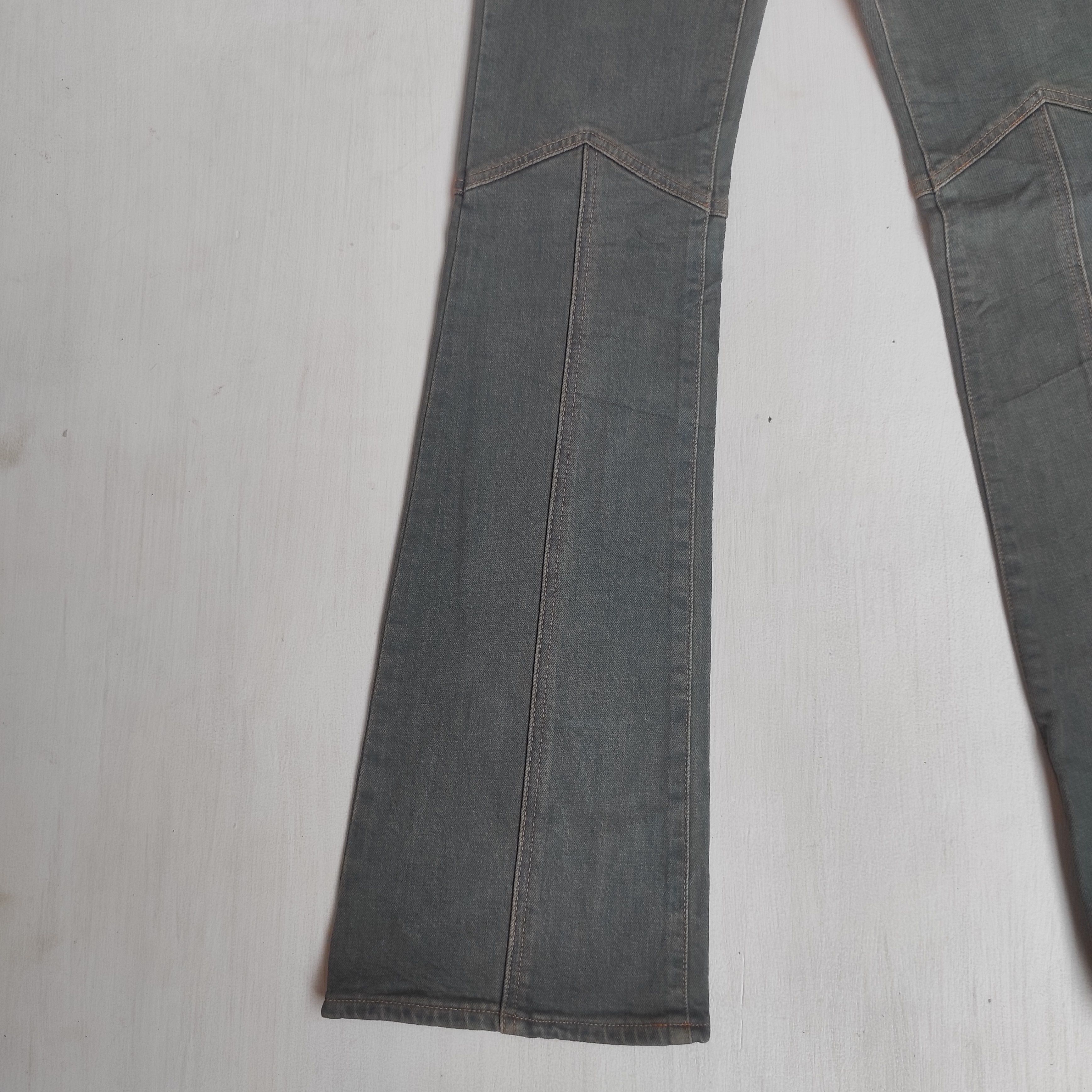 Hysteric Glamour Flare Jeans VIVA YOU Low Rise Boot cut Denim Size 28" / US 6 / IT 42 - 4 Thumbnail