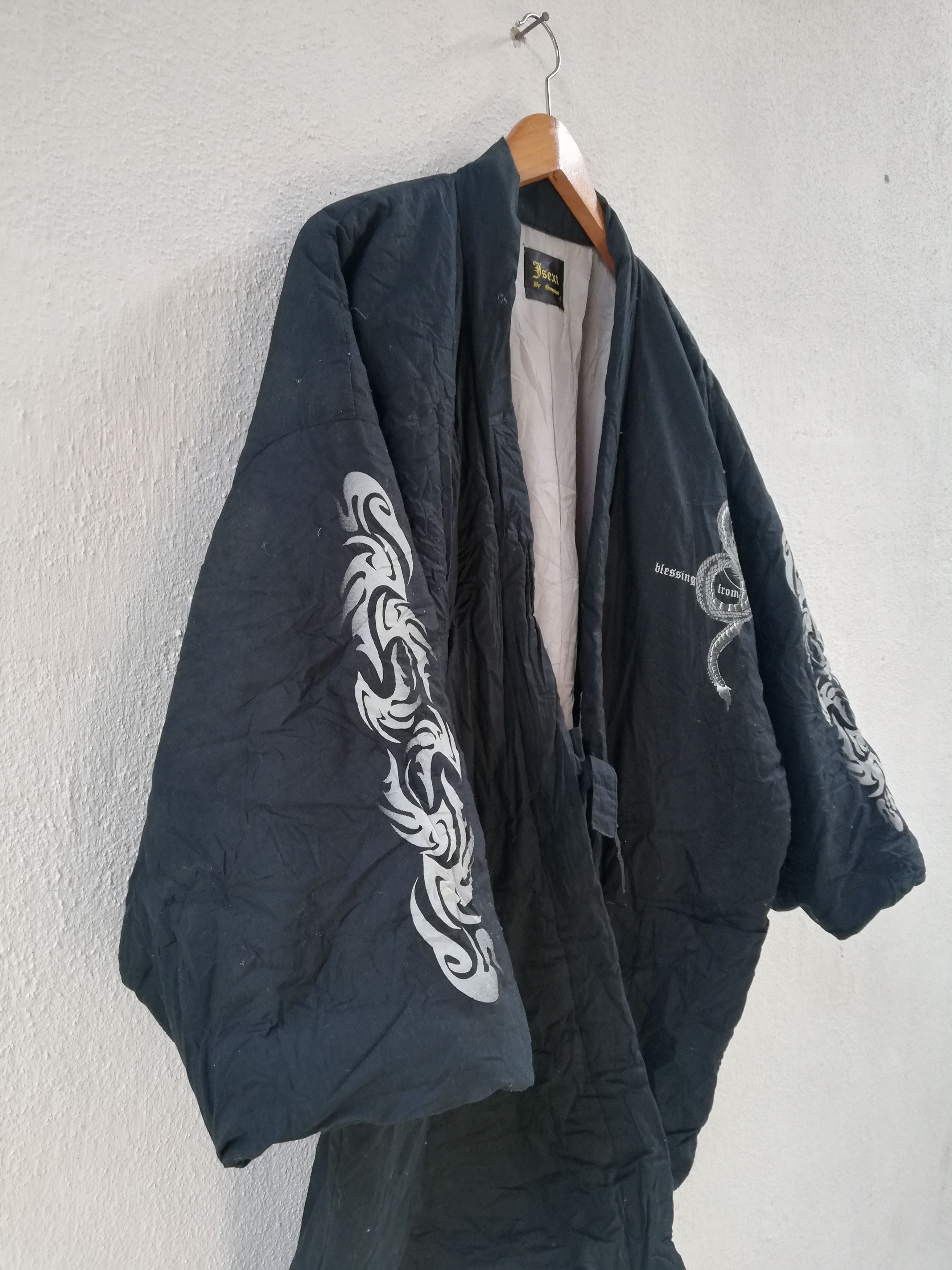 Japanese Brand Vintage Kimono Japan Dragon Black Large Size US L / EU 52-54 / 3 - 5 Thumbnail