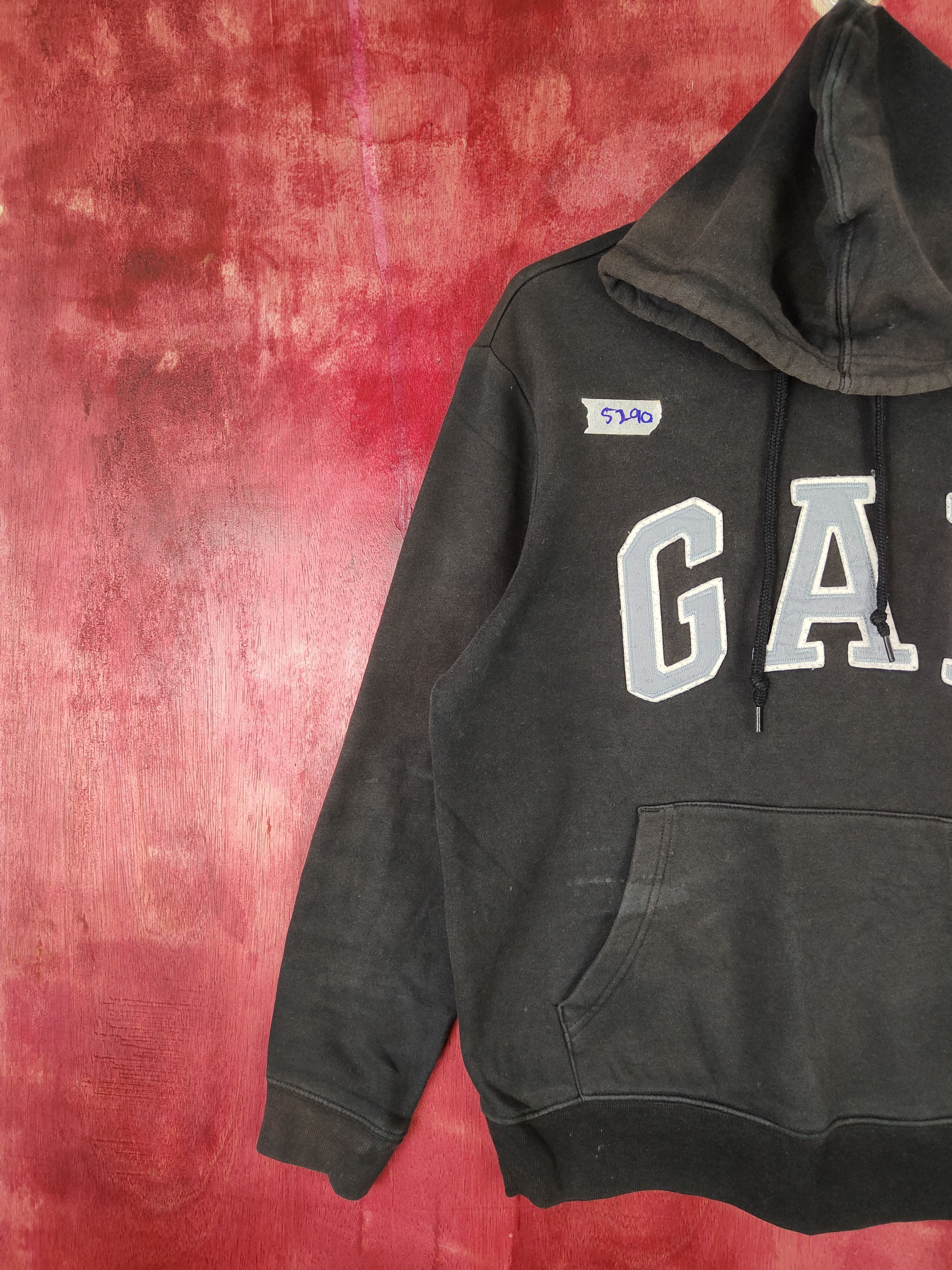 Gap × Vintage GAP vintage Black Hoodie Sweatshirt #5290 Size US XS / EU 42 / 0 - 5 Thumbnail
