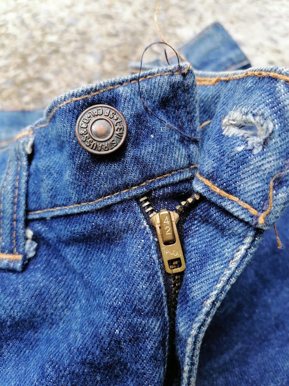 Levi's × Levi's Vintage Clothing × Vintage Vintage 80s Levi's Strauss Orange Tab Bootcut Denim Jeans Size US 31 - 3 Thumbnail
