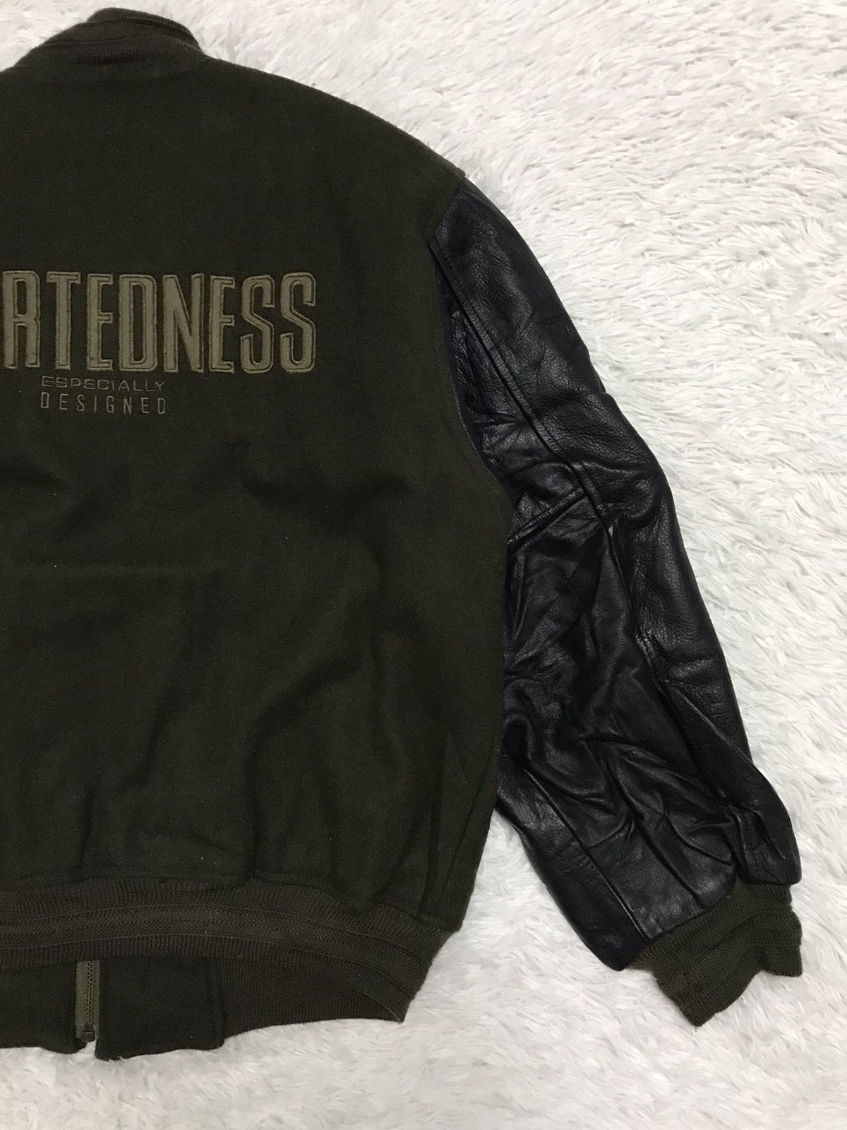 Human With Attitude Vtg Heartedness Attitude Style Wool Leather Varsity Size US M / EU 48-50 / 2 - 6 Thumbnail
