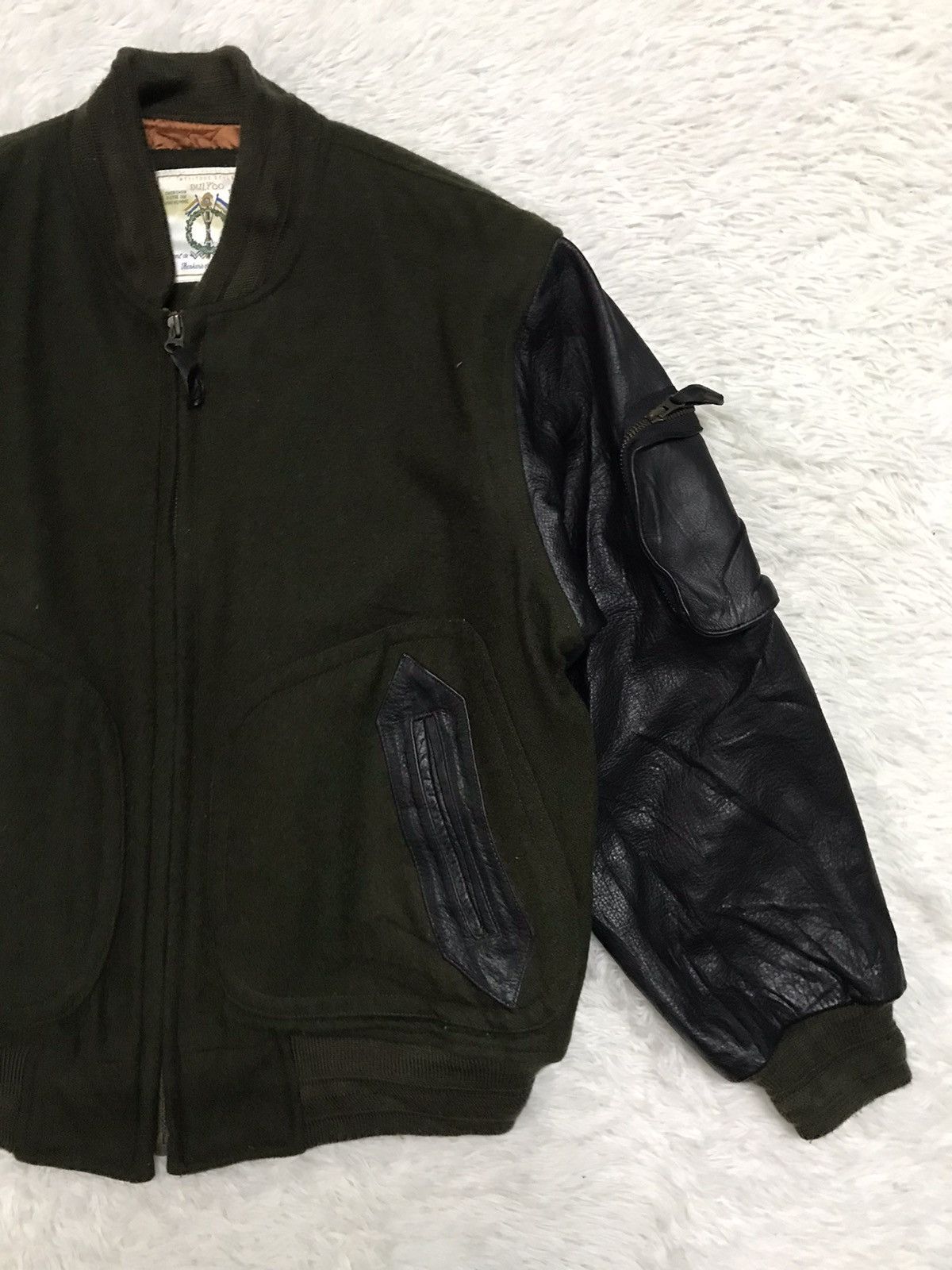 Human With Attitude Vtg Heartedness Attitude Style Wool Leather Varsity Size US M / EU 48-50 / 2 - 4 Thumbnail