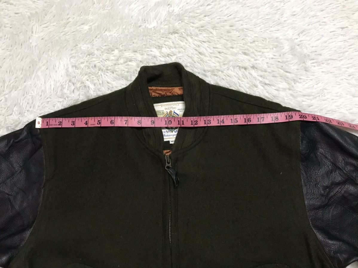 Human With Attitude Vtg Heartedness Attitude Style Wool Leather Varsity Size US M / EU 48-50 / 2 - 13 Thumbnail