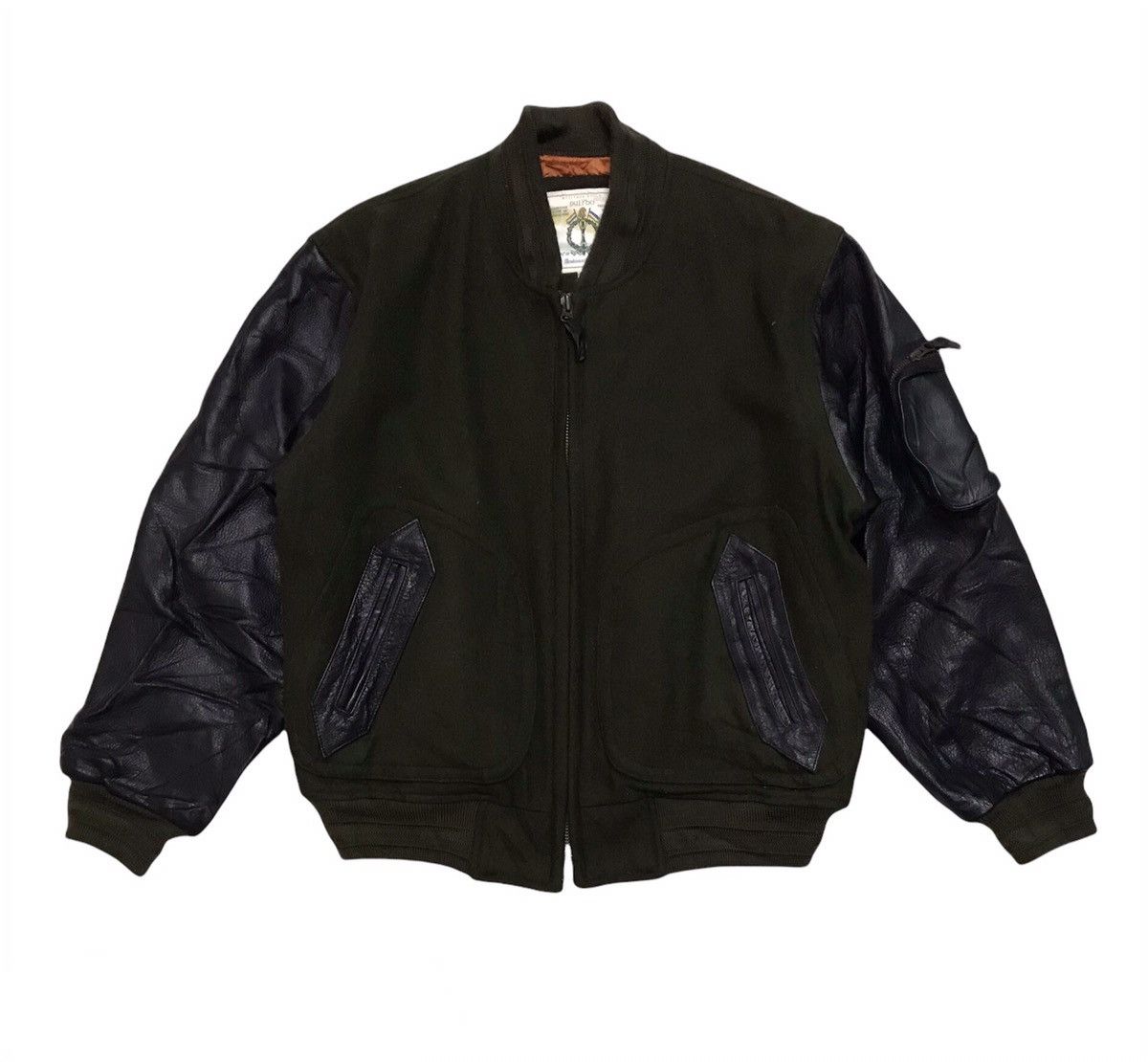 Human With Attitude Vtg Heartedness Attitude Style Wool Leather Varsity Size US M / EU 48-50 / 2 - 2 Thumbnail