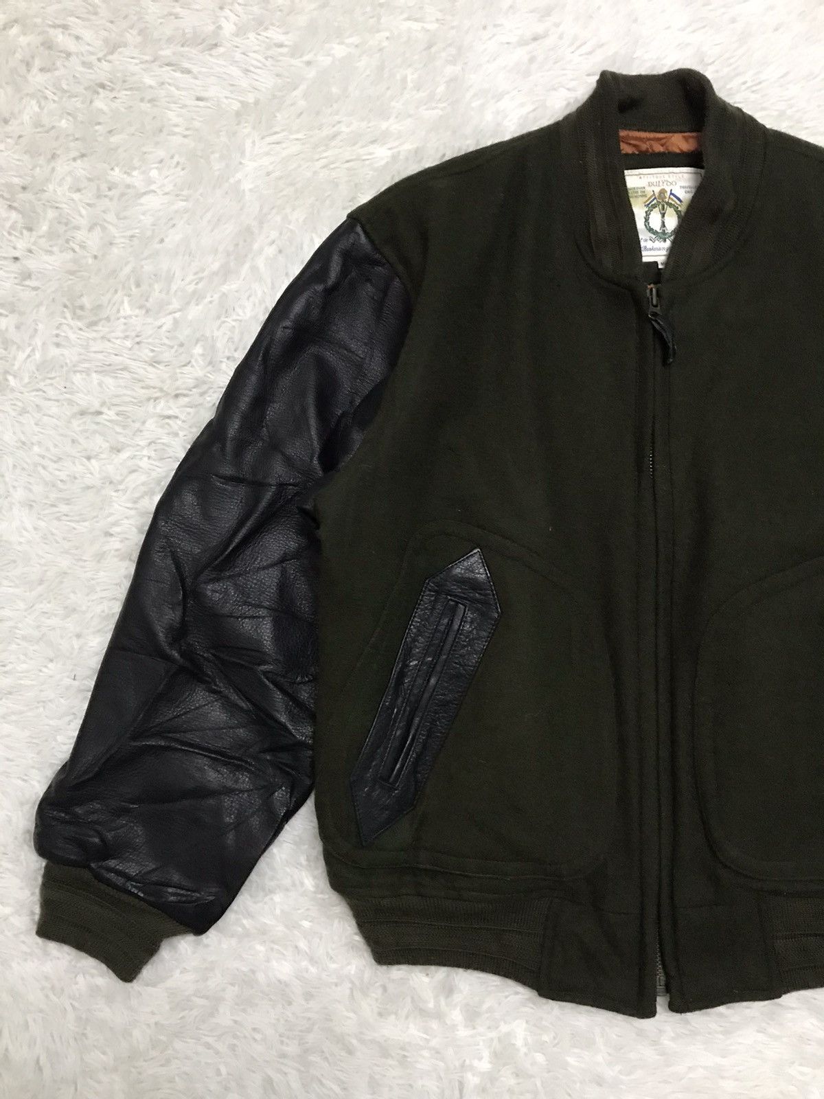 Human With Attitude Vtg Heartedness Attitude Style Wool Leather Varsity Size US M / EU 48-50 / 2 - 3 Thumbnail