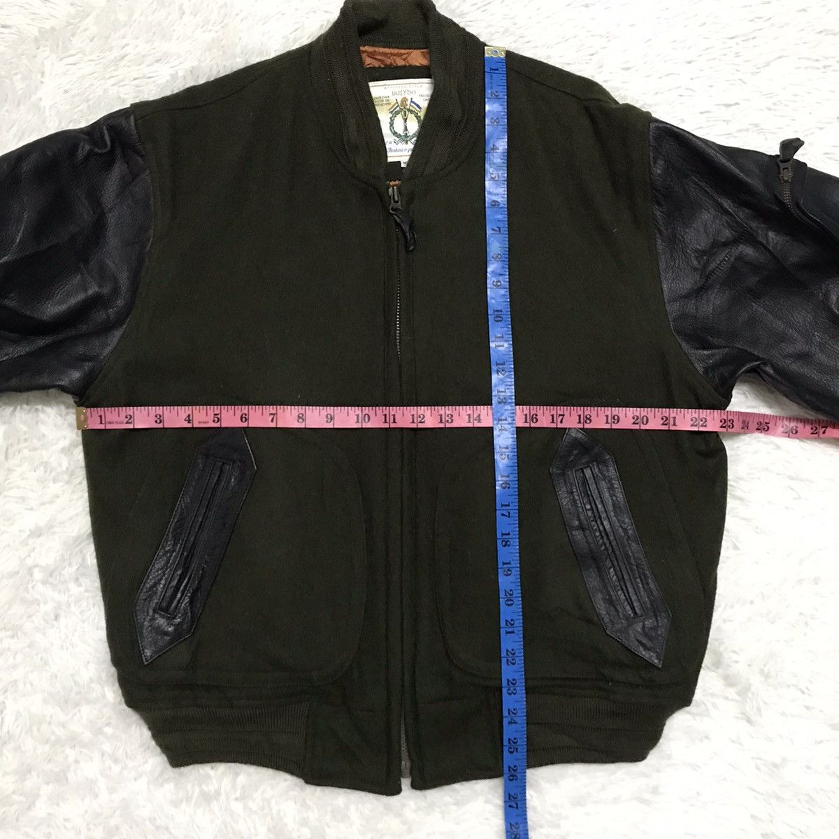 Human With Attitude Vtg Heartedness Attitude Style Wool Leather Varsity Size US M / EU 48-50 / 2 - 12 Thumbnail