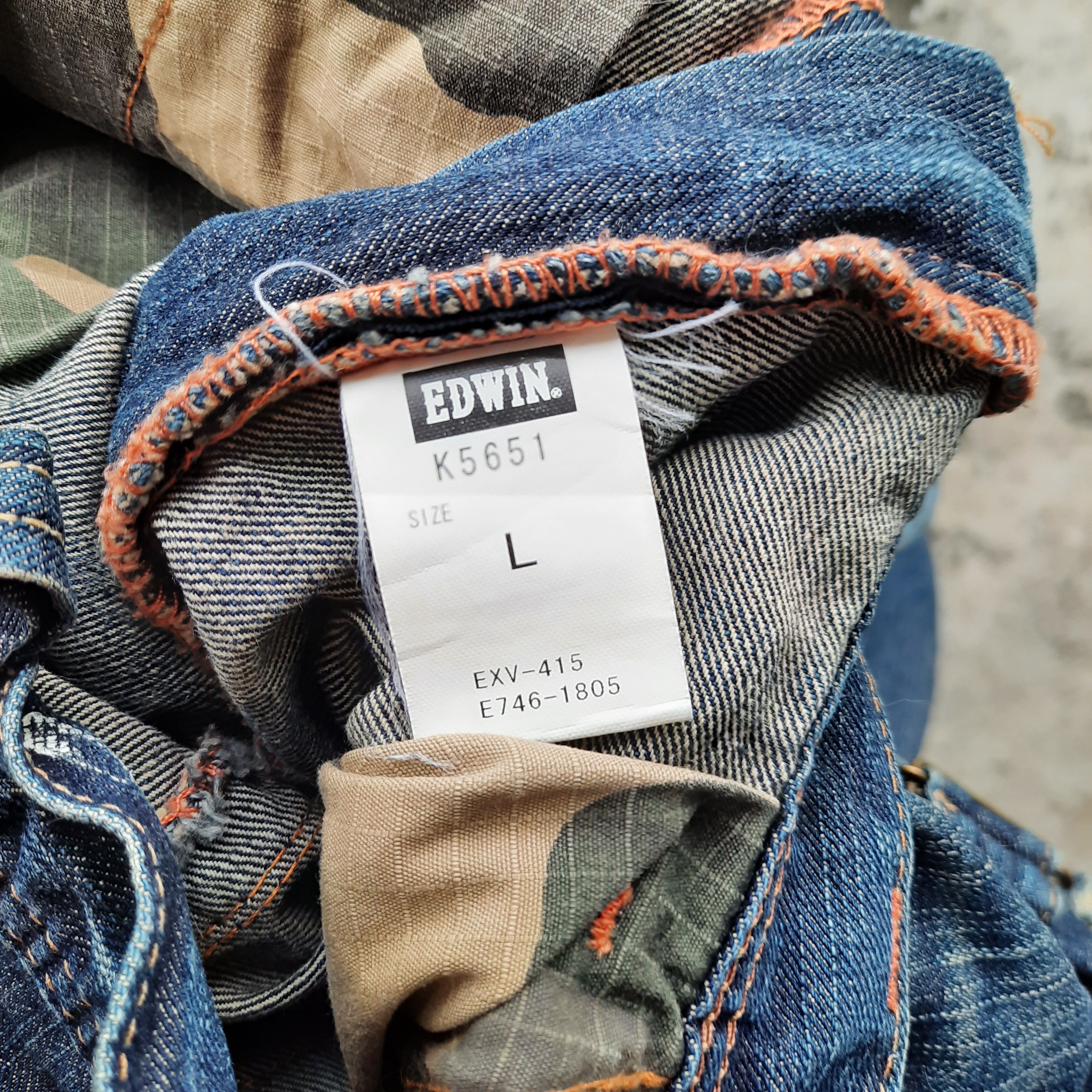 Edwin Edwin 505 Bush Pants Denim Size US 33 - 5 Thumbnail