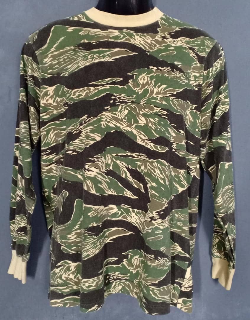 Other Tiger Stripe Camouflage - Vintage Military Long Sleeve Tee Size US L / EU 52-54 / 3 - 1 Thumbnail