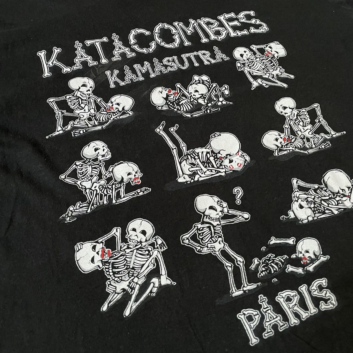 Vintage Vintage Y2K Porno“ KAMASUTRA CATACOMBS PARIS“ FUNNY Tee | Grailed