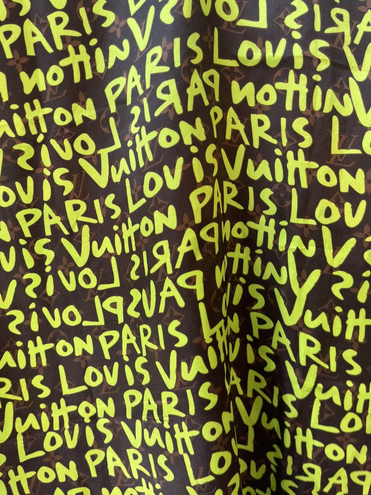 Louis Vuitton × Stephen Sprouse LV Louis Vuitton SPROUSE GRAFFITI BANDANA SCARF NEW Size ONE SIZE - 4 Thumbnail
