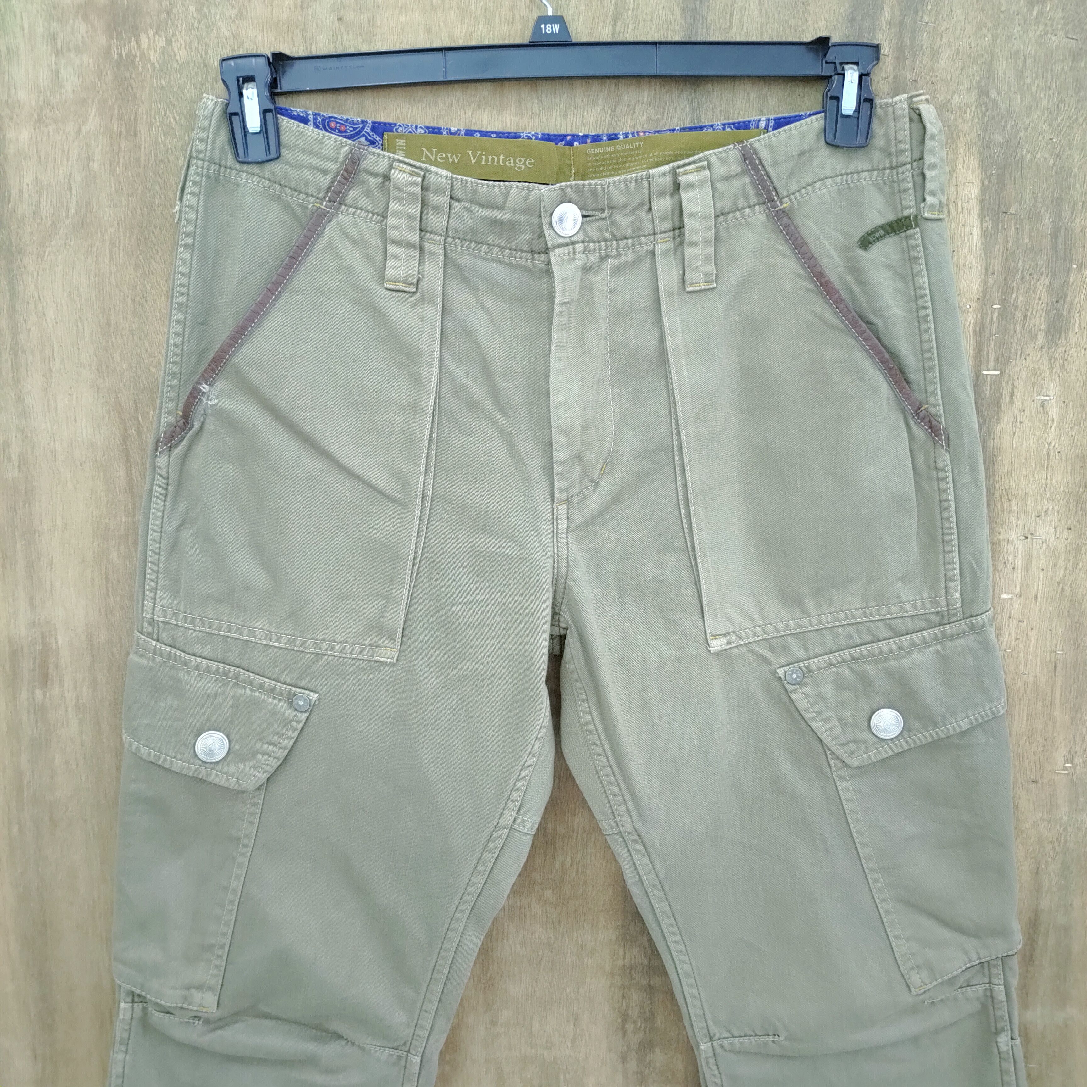 Japanese Brand × Vintage JAPANESE BRAND VINTAGE STYLE CARGO PANTS Size US 34 / EU 50 - 2 Thumbnail