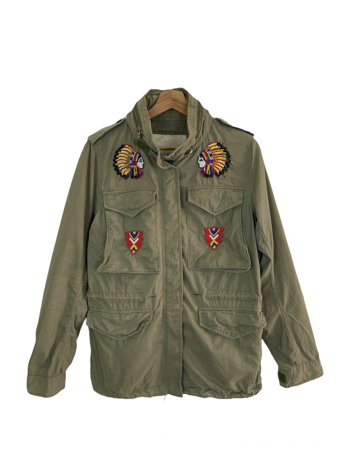 Denim & Supply Ralph Lauren × Vintage 90’s Native Design Denim & Supply Ralph Lauren Hooded Parka Size US M / EU 48-50 / 2 - 1 Thumbnail