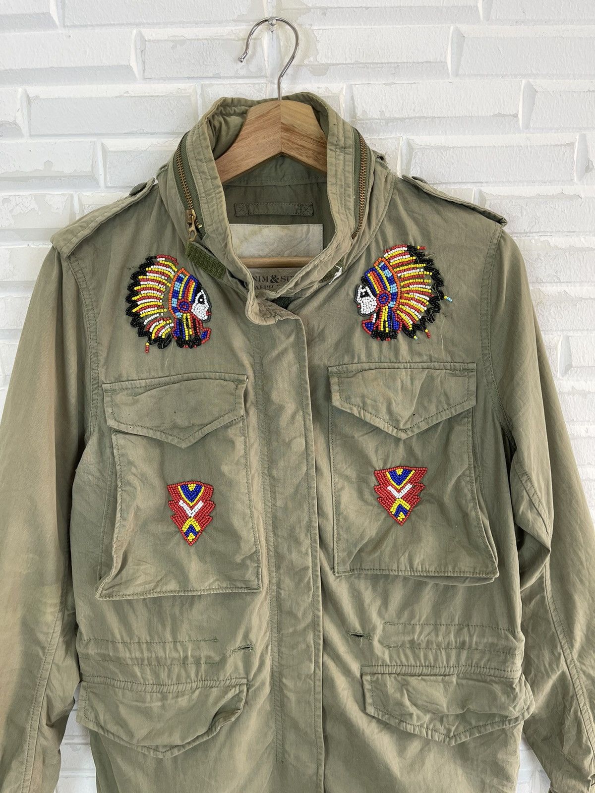 Denim & Supply Ralph Lauren × Vintage 90’s Native Design Denim & Supply Ralph Lauren Hooded Parka Size US M / EU 48-50 / 2 - 2 Thumbnail