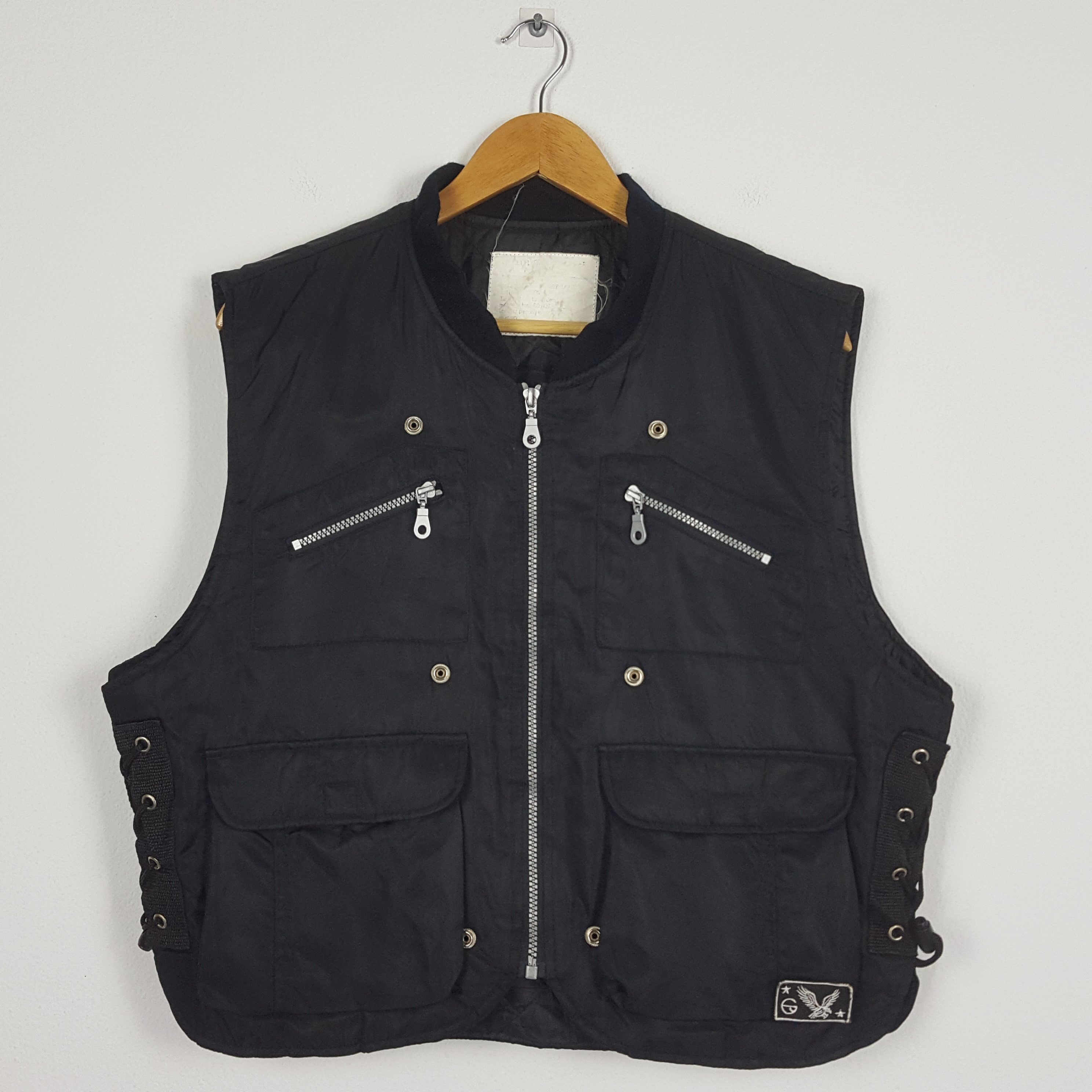 Japanese Brand × Vintage Vintage Japanese Brand Punk Style Vests Size US L / EU 52-54 / 3 - 1 Thumbnail