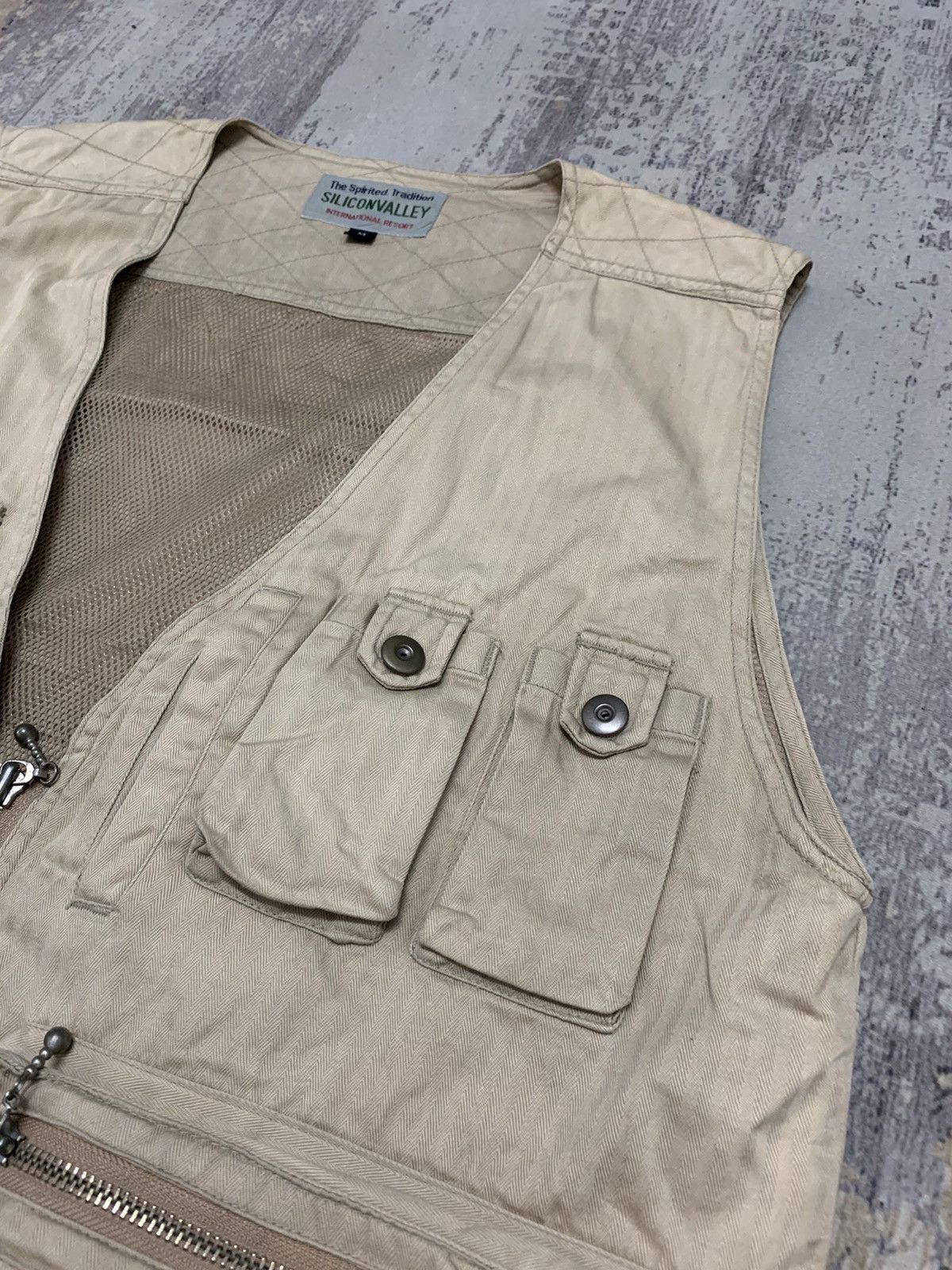 Japanese Brand Japanese Utility Tactical Multi Pocket Safari Vest Jacket Size US M / EU 48-50 / 2 - 4 Thumbnail