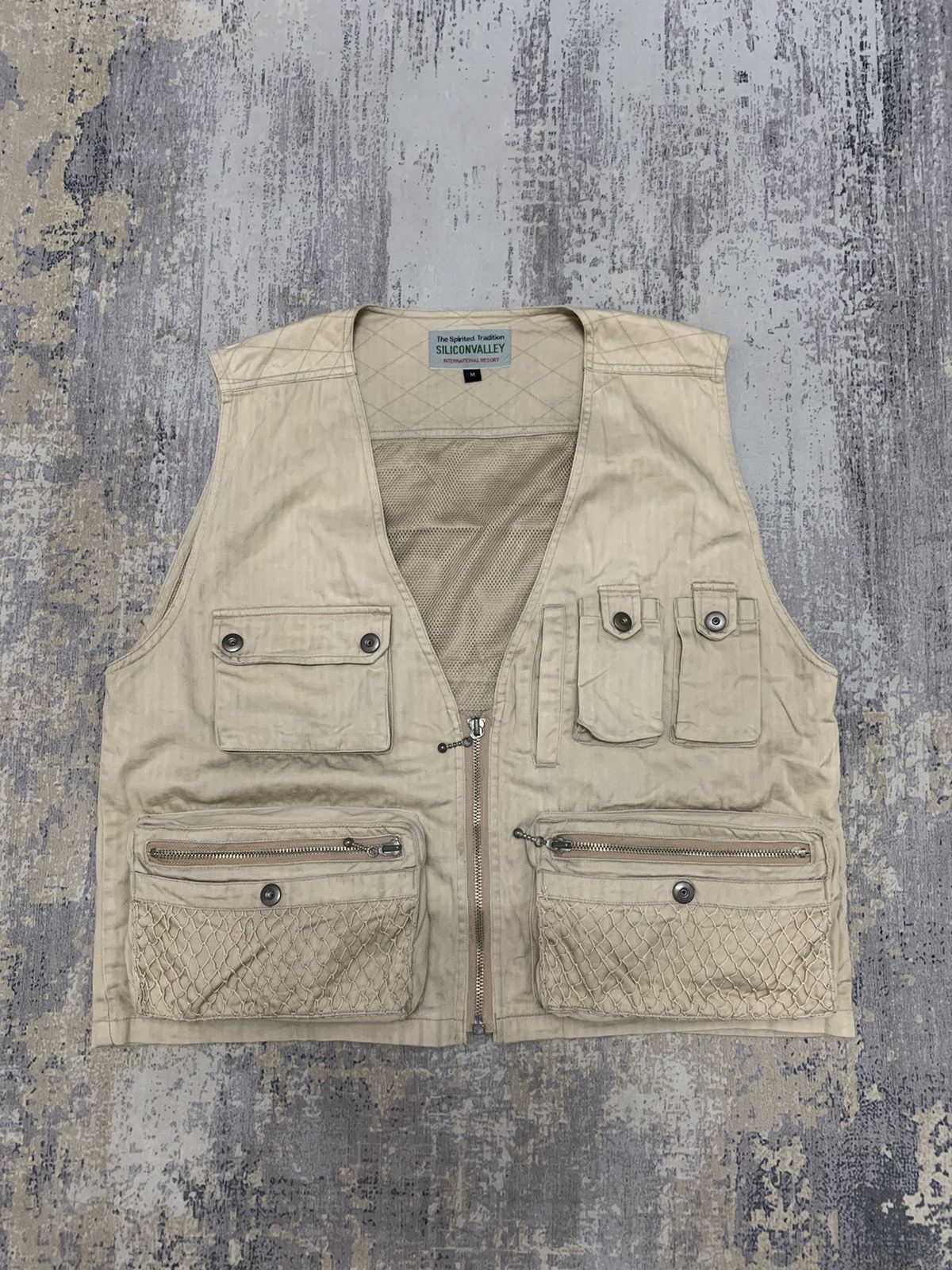 Japanese Brand Japanese Utility Tactical Multi Pocket Safari Vest Jacket Size US M / EU 48-50 / 2 - 1 Thumbnail