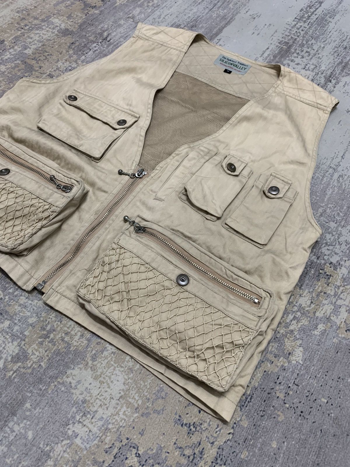 Japanese Brand Japanese Utility Tactical Multi Pocket Safari Vest Jacket Size US M / EU 48-50 / 2 - 3 Thumbnail
