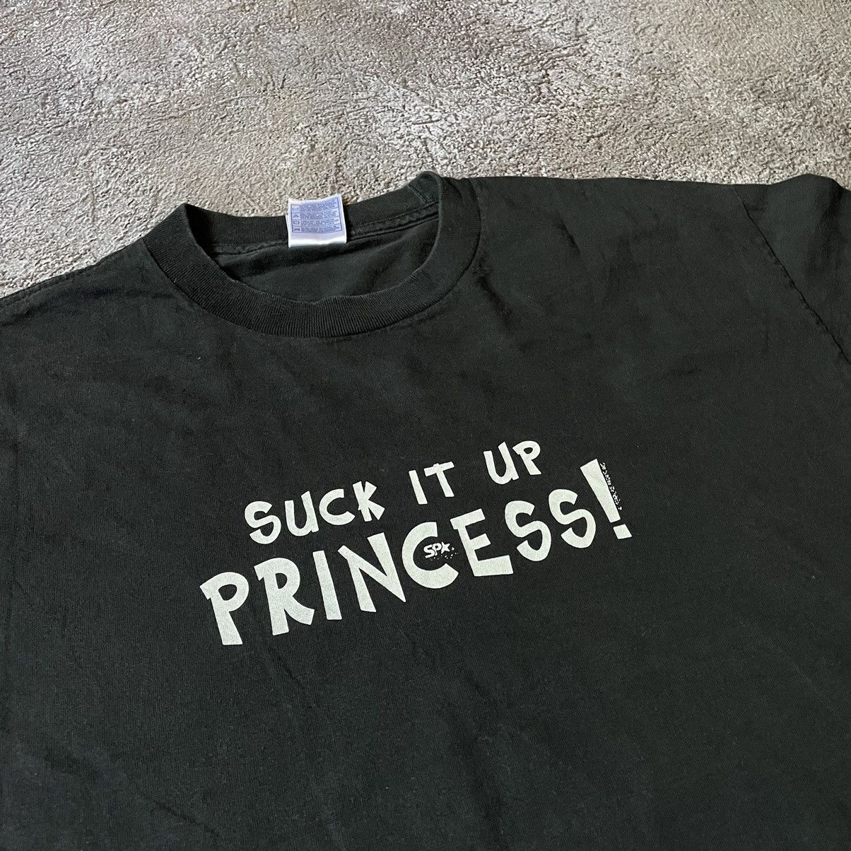 Vintage Vintage Y2K FUNNY Tee Porno SUCK PRINCESS XL Size US XL / EU 56 / 4 - 6 Thumbnail