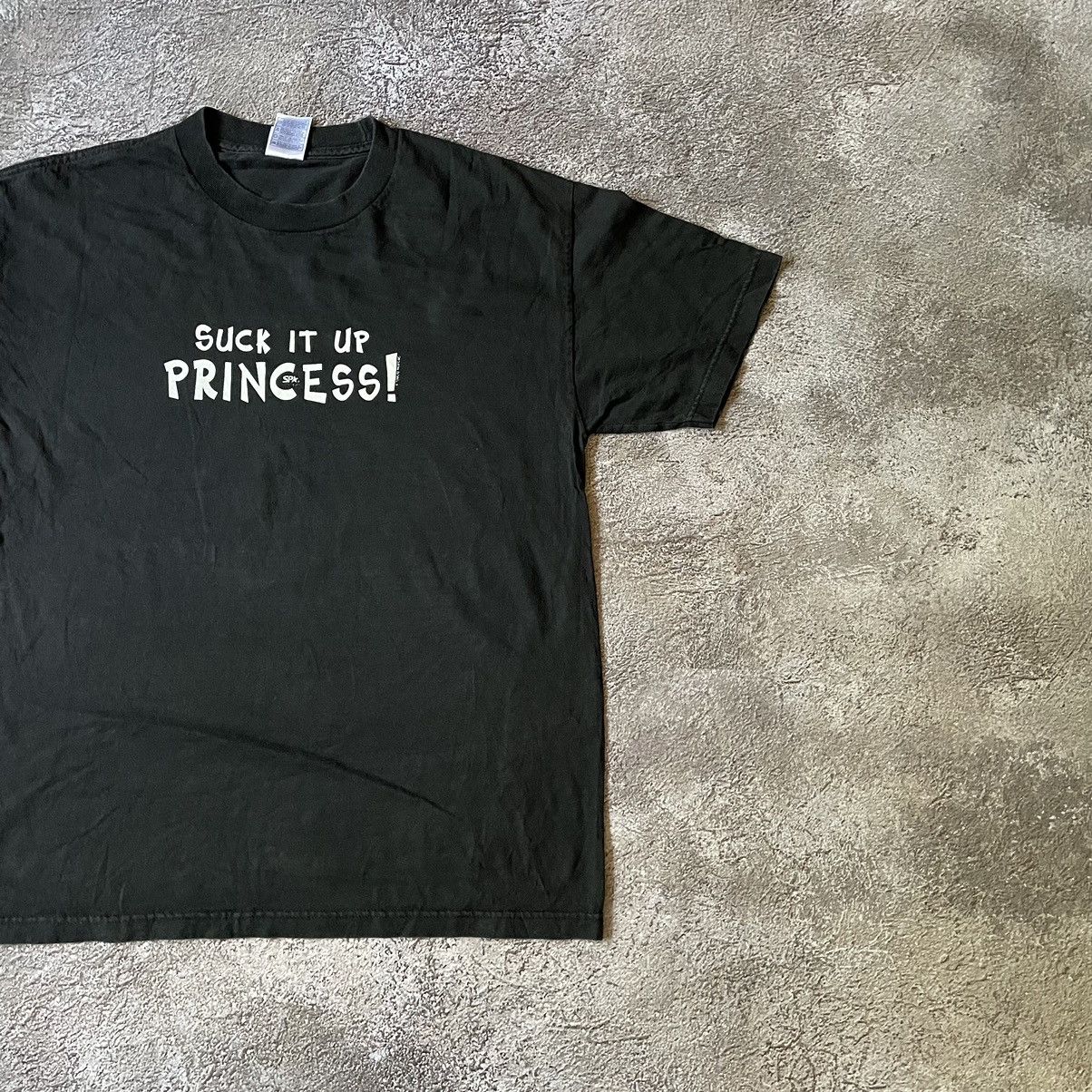 Vintage Vintage Y2K FUNNY Tee Porno SUCK PRINCESS XL Size US XL / EU 56 / 4 - 2 Thumbnail