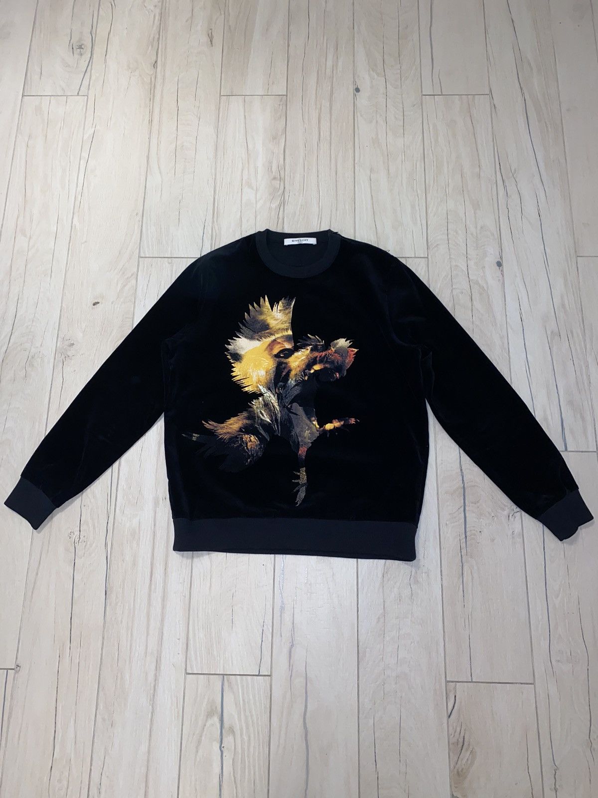 Givenchy DS! FW15 Givenchy Rooster Monkey Velour Zipped Sweatshirt Size US S / EU 44-46 / 1 - 1 Thumbnail