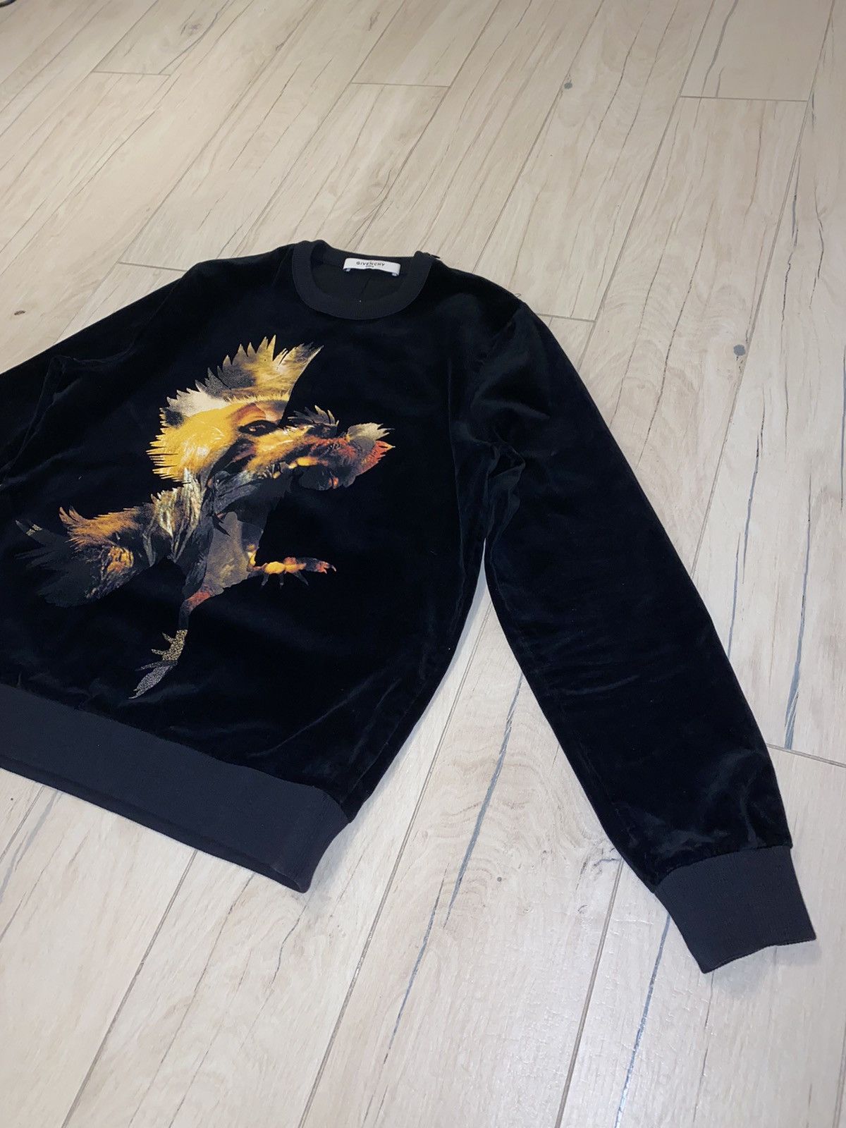 Givenchy DS! FW15 Givenchy Rooster Monkey Velour Zipped Sweatshirt Size US S / EU 44-46 / 1 - 2 Thumbnail