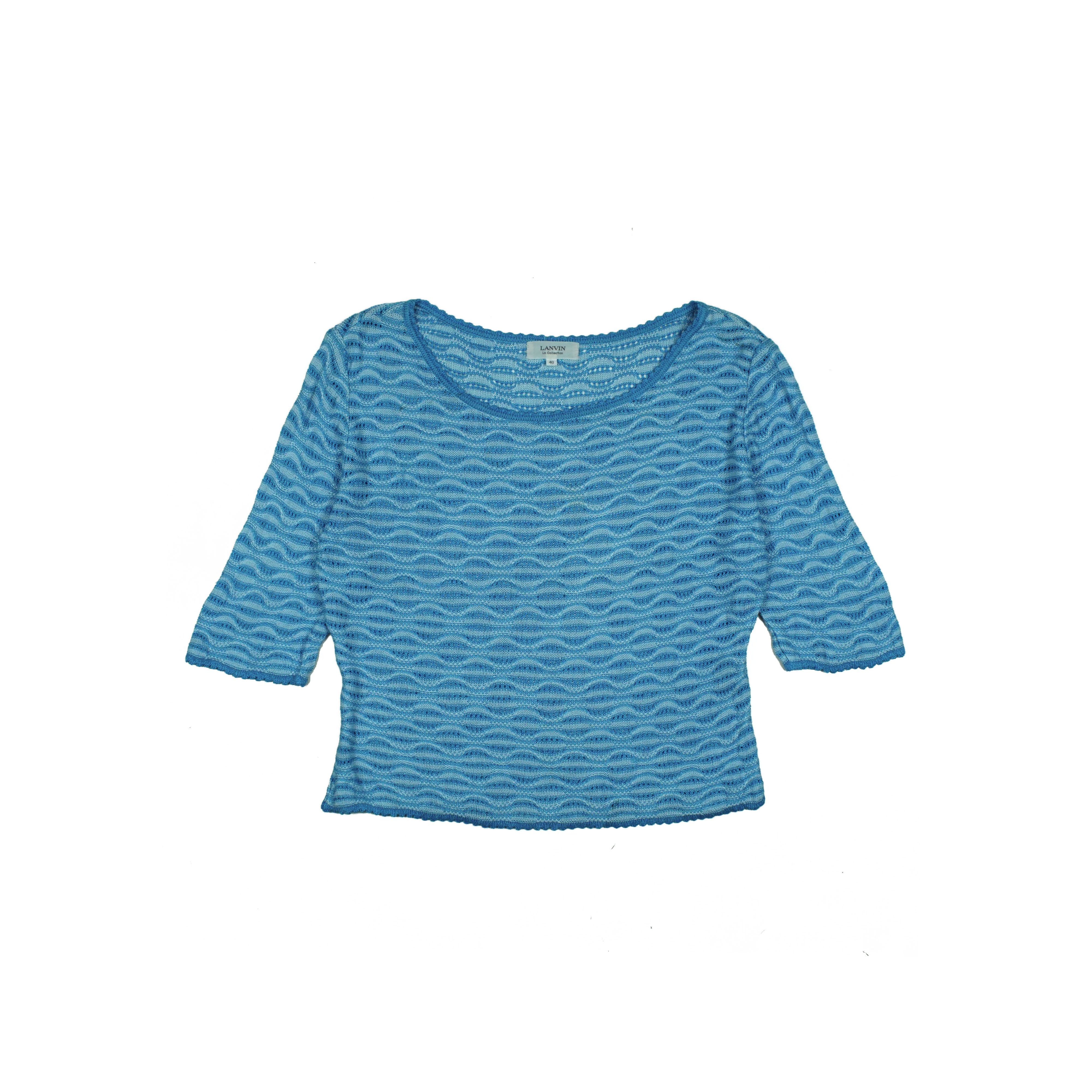 Lanvin *NoTariff Lanvin Crop Tops Knit Size S / US 4 / IT 40 - 1 Thumbnail