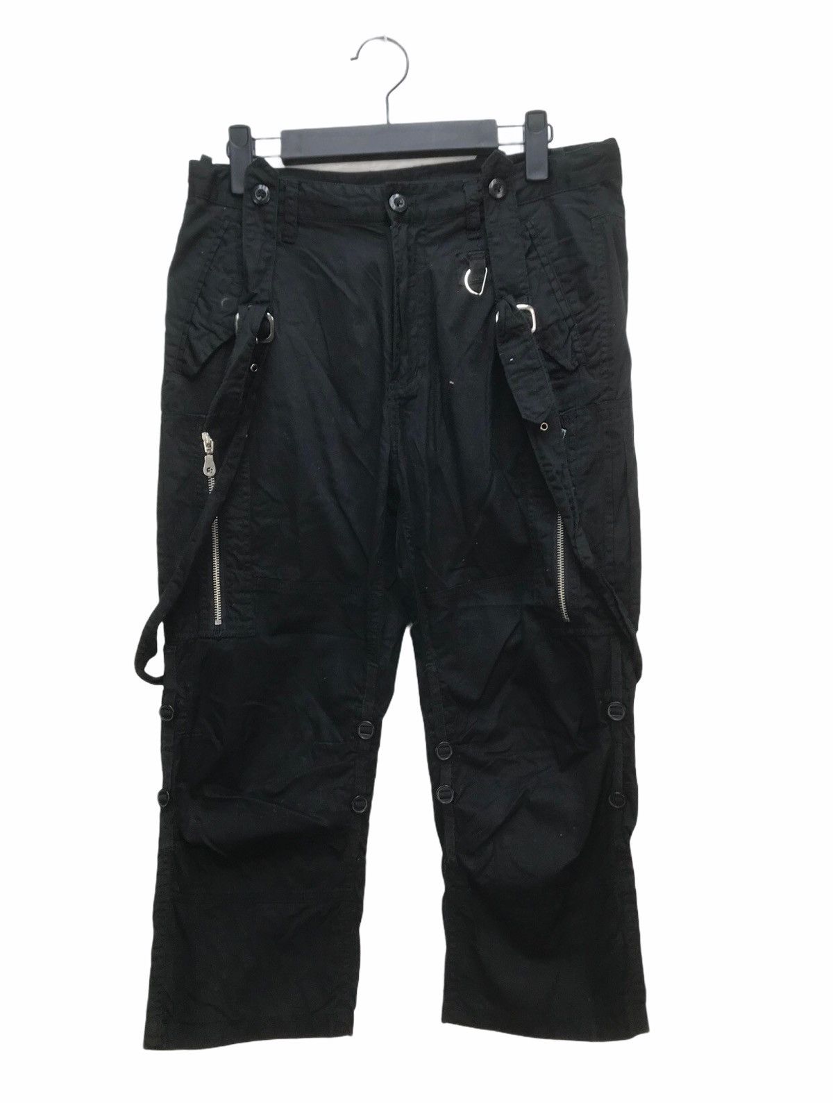Japanese Brand EXPANDER PARACHUT DESIGN CROP PANT Size US 31 - 1 Thumbnail