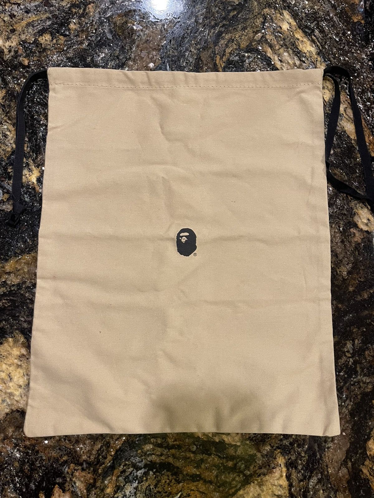 Bape Bape Beige Color Ape Head Dust Bag Size ONE SIZE - 1 Thumbnail