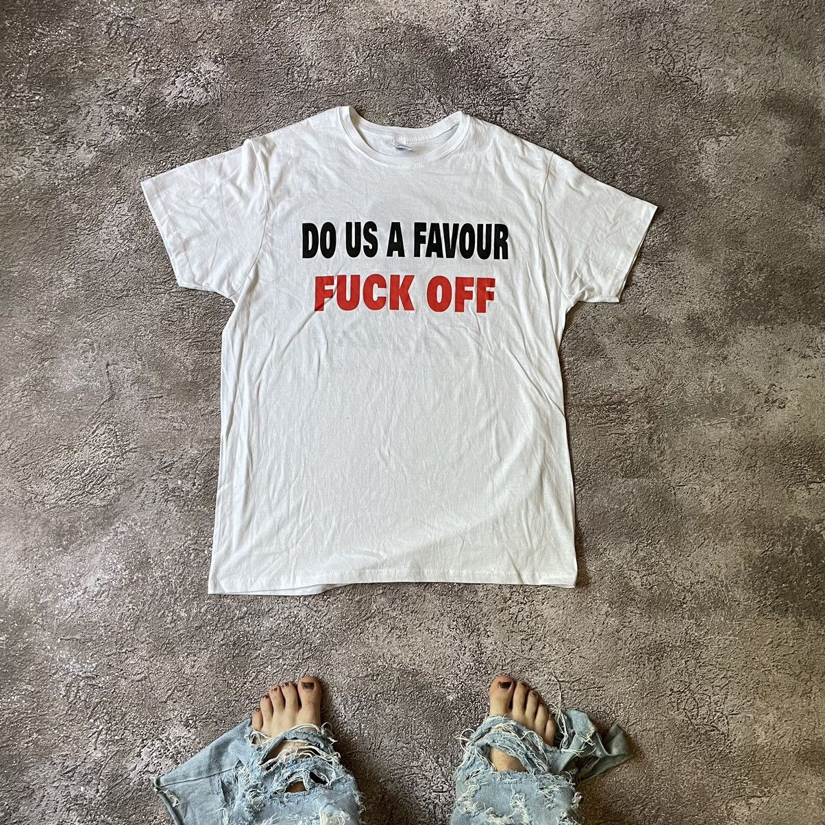Vintage Y2K Vintage Graphic Tee Punk Streetwear Funny Print Slim L Size US L / EU 52-54 / 3 - 1 Thumbnail