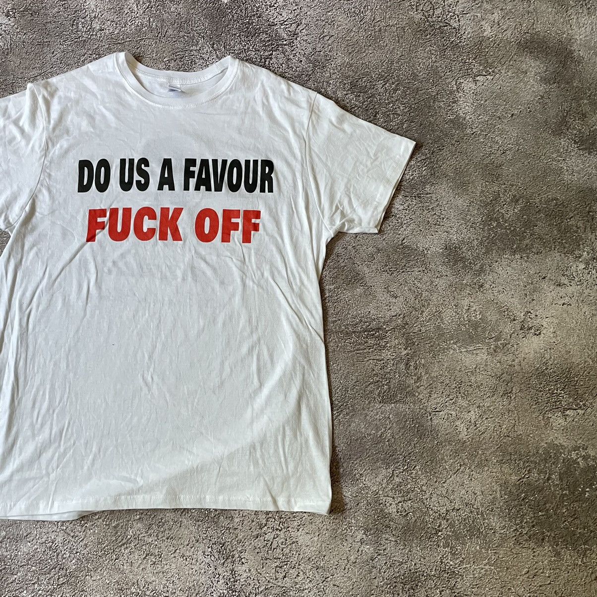 Vintage Y2K Vintage Graphic Tee Punk Streetwear Funny Print Slim L Size US L / EU 52-54 / 3 - 3 Thumbnail