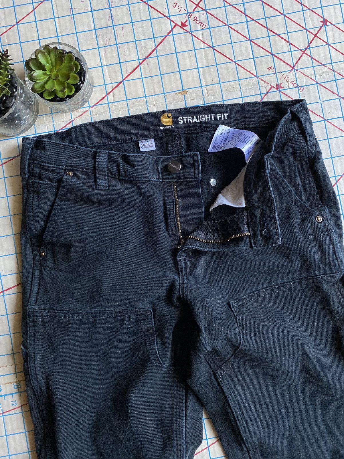 Carhartt Carhartt Womens Double Knee Workwear Pants Size 6 Fits 30 Size 30" / US 8 / IT 44 - 6 Thumbnail