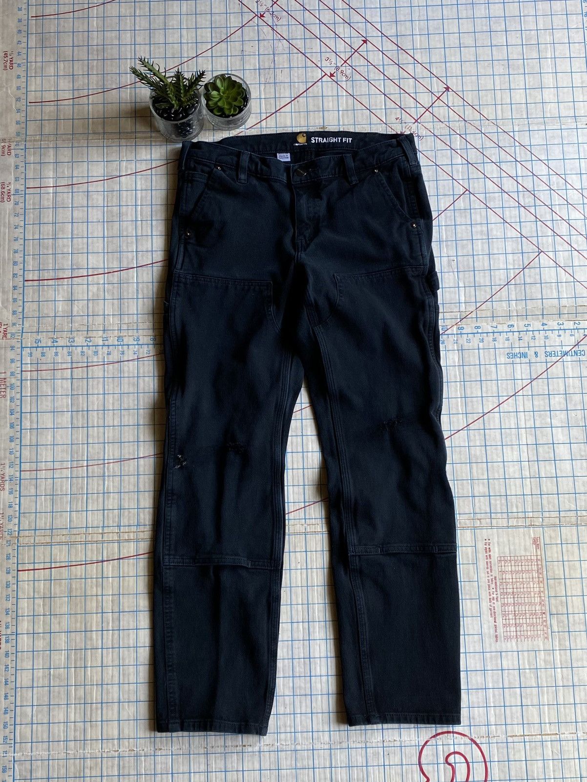 Carhartt Carhartt Womens Double Knee Workwear Pants Size 6 Fits 30 Size 30" / US 8 / IT 44 - 2 Thumbnail