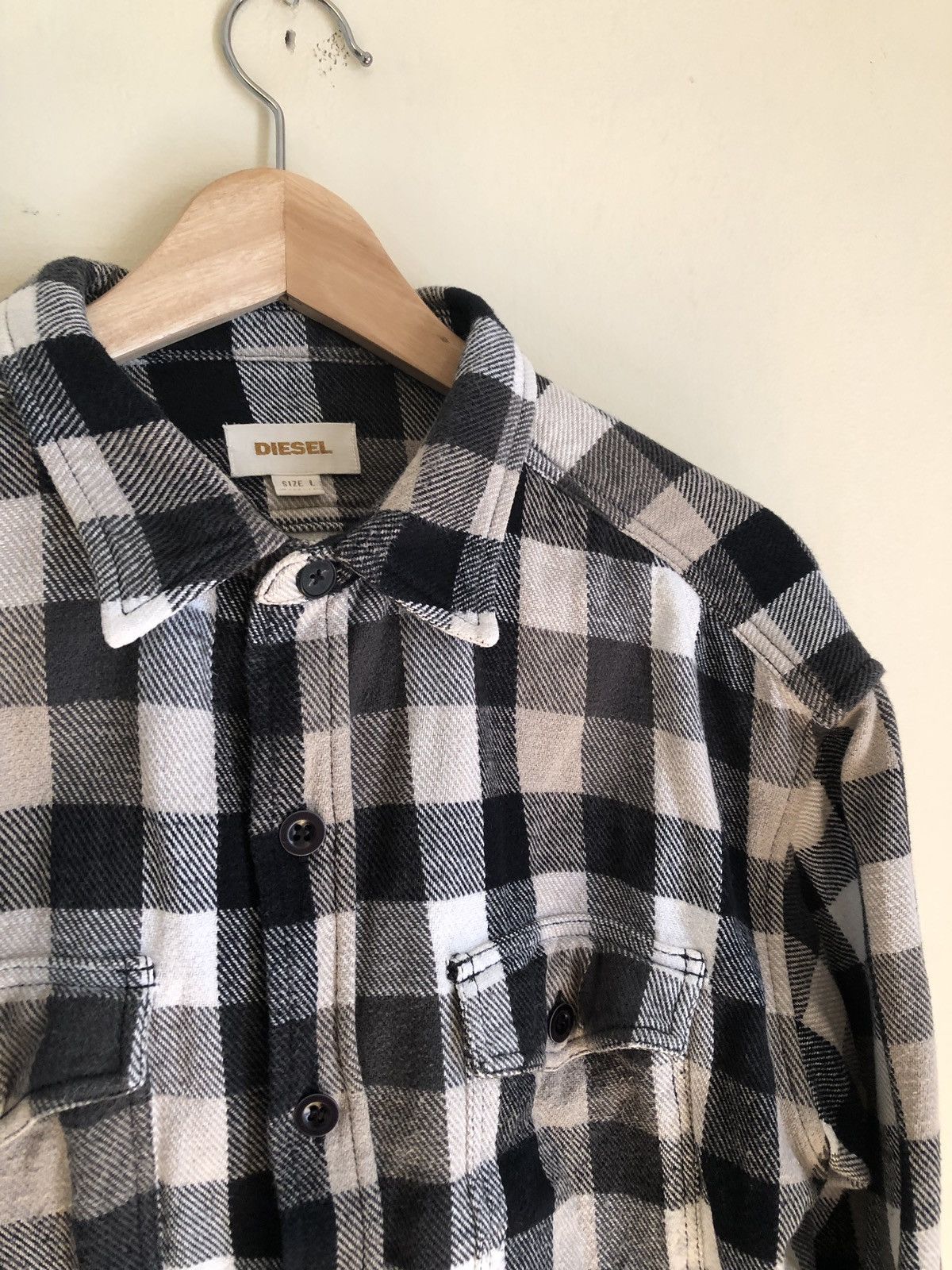 Diesel Diesel Los Angeles Checkered heavy Flannel shirt Size US L / EU 52-54 / 3 - 1 Thumbnail