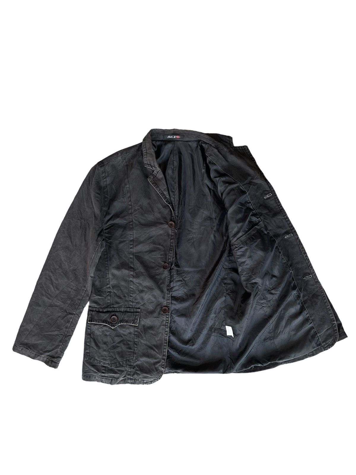 Japanese Brand Japanese Brand Grunge Style Grey Washed Frayed Chore Jacket Size US M / EU 48-50 / 2 - 10 Thumbnail