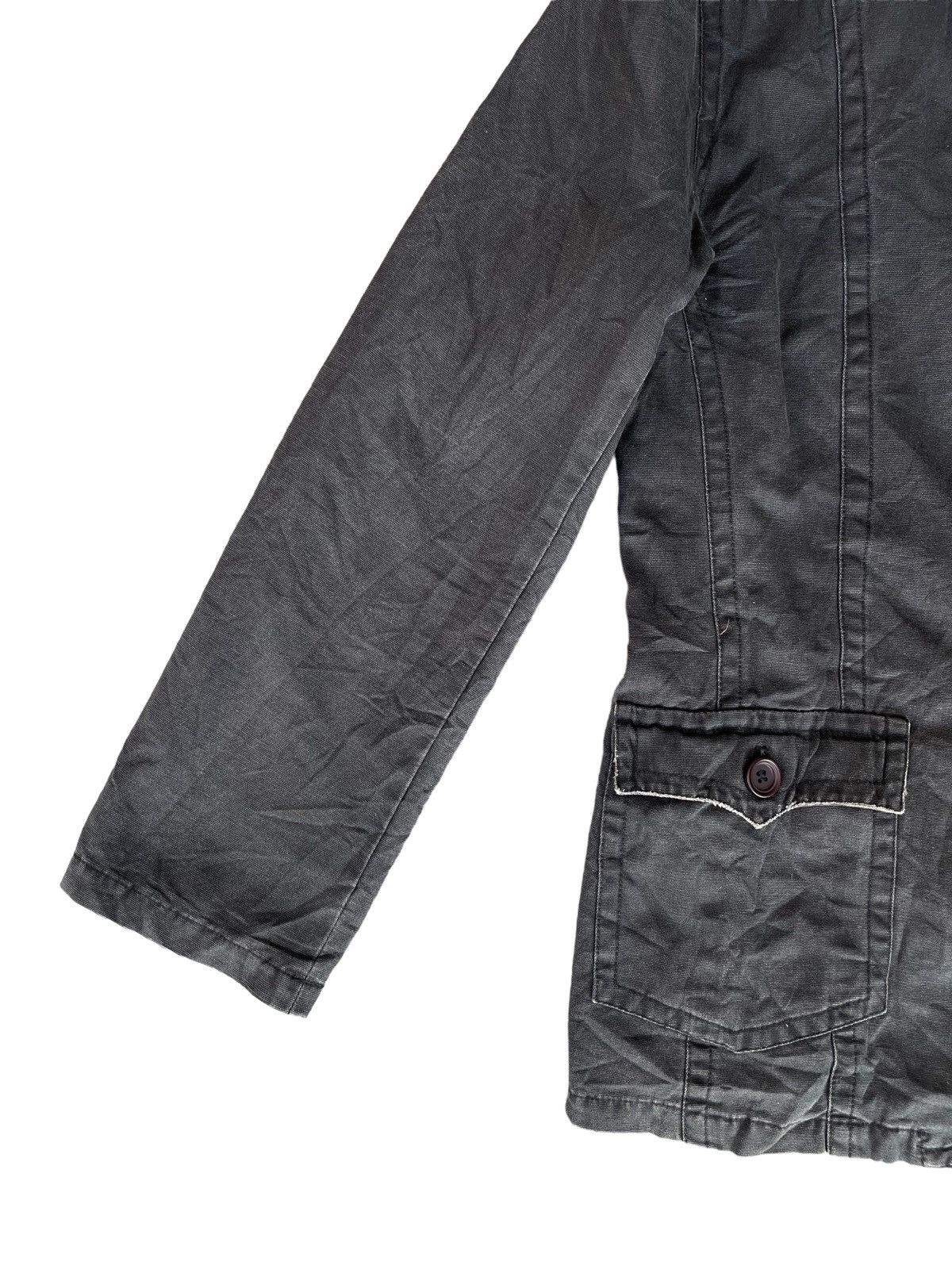 Japanese Brand Japanese Brand Grunge Style Grey Washed Frayed Chore Jacket Size US M / EU 48-50 / 2 - 5 Thumbnail