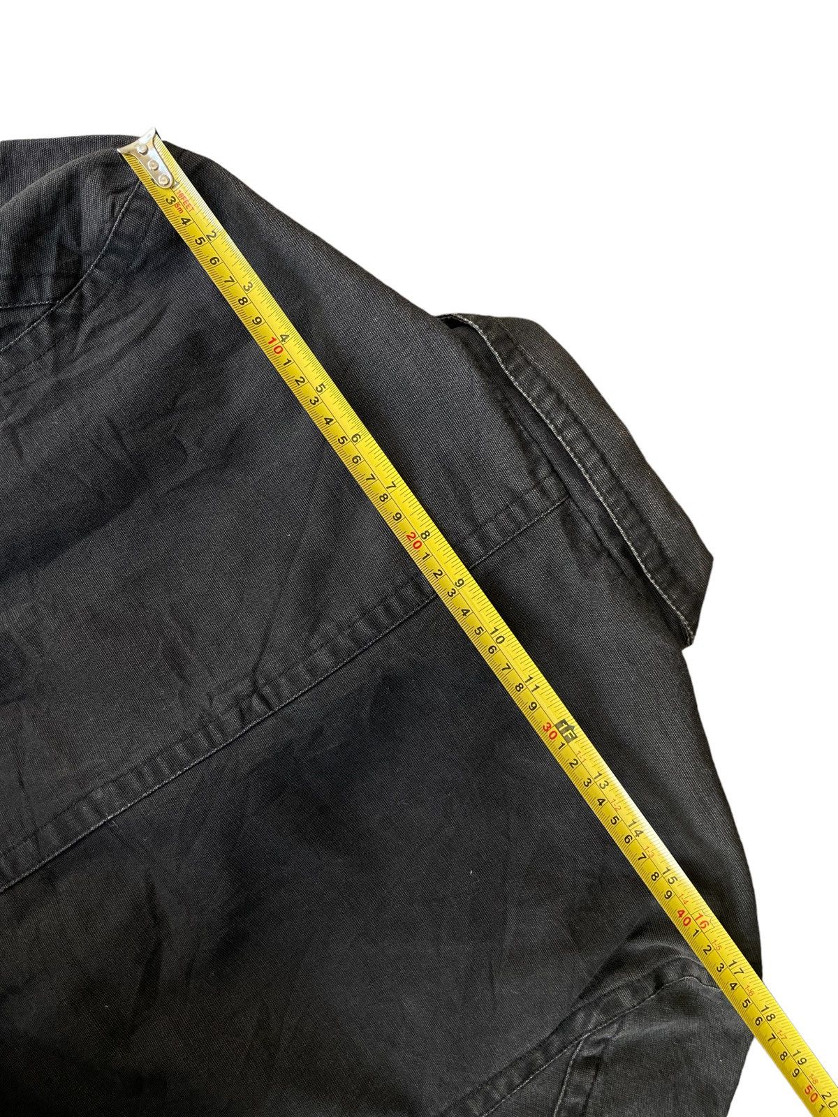 Japanese Brand Japanese Brand Grunge Style Grey Washed Frayed Chore Jacket Size US M / EU 48-50 / 2 - 14 Thumbnail