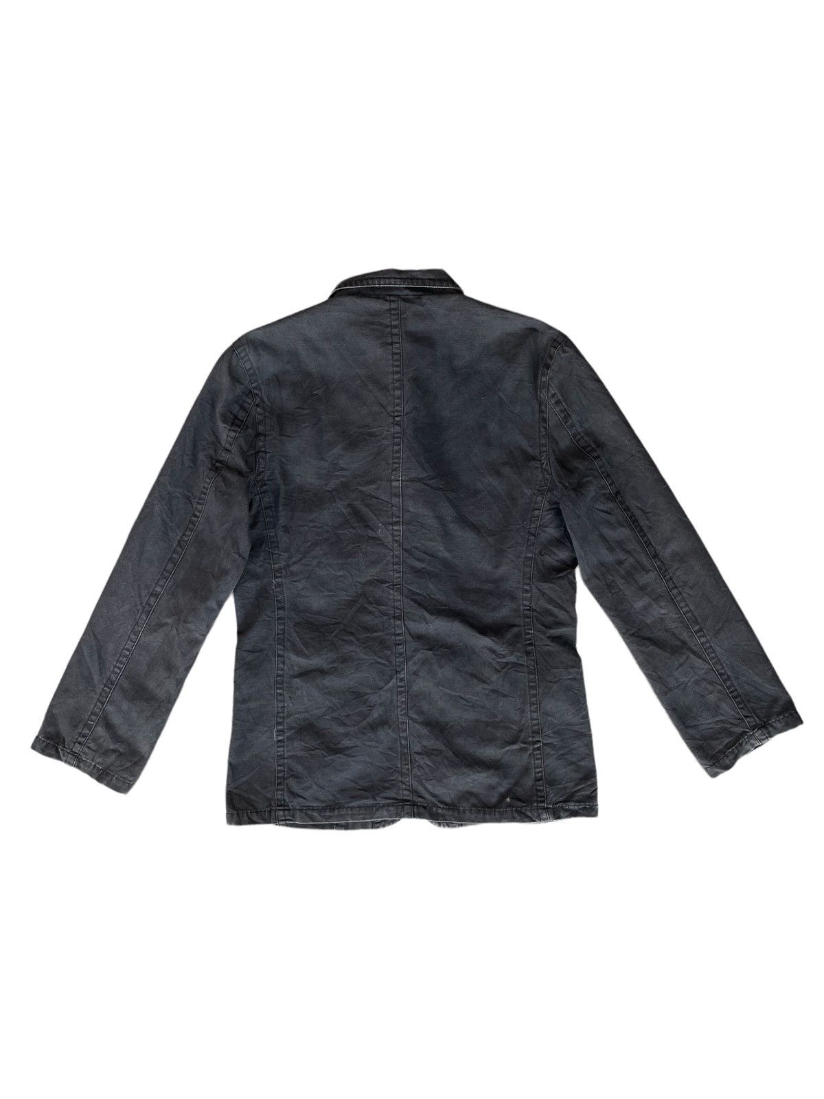 Japanese Brand Japanese Brand Grunge Style Grey Washed Frayed Chore Jacket Size US M / EU 48-50 / 2 - 11 Thumbnail