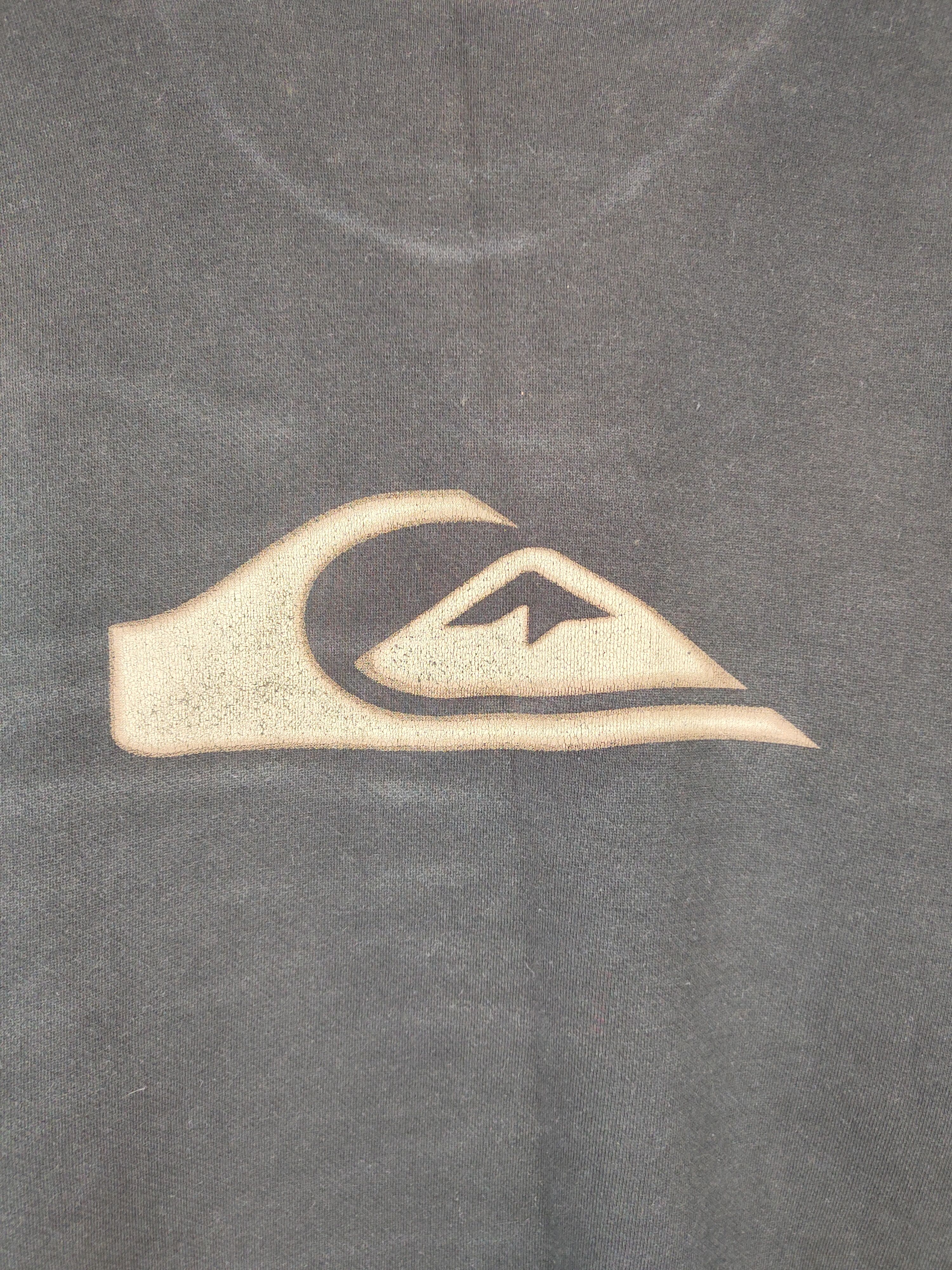 Quicksilver Quicksilver faded Black vintage Sweatshirt #5289 Size US M / EU 48-50 / 2 - 6 Thumbnail