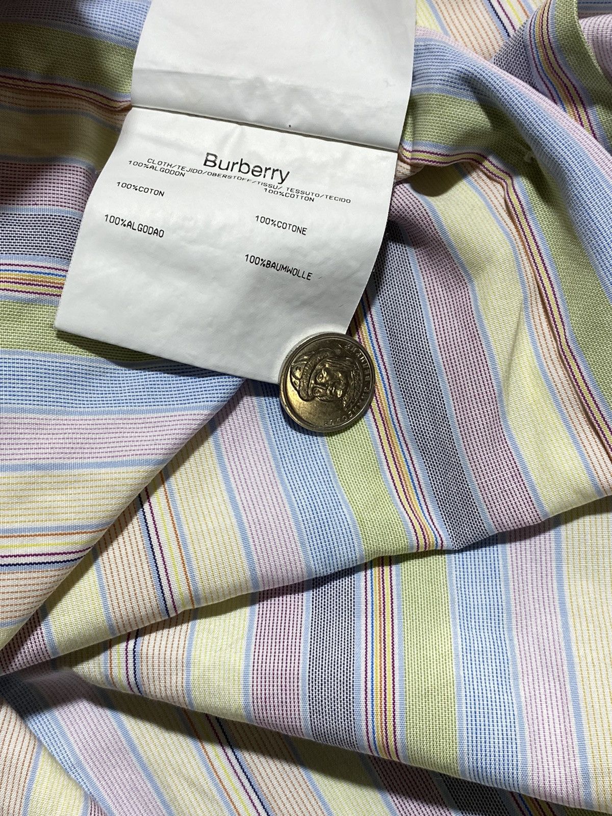 Burberry Vintage Y2K Burberry London shirt luxury style size XL Size US XL / EU 56 / 4 - 4 Thumbnail