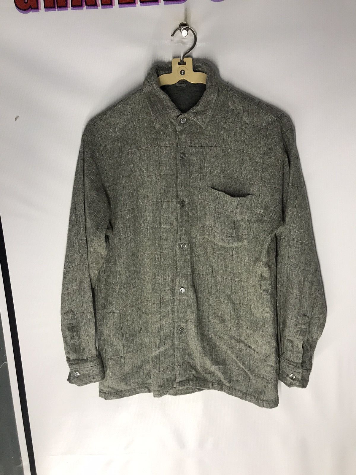 Japanese Brand × Vintage Vintage tokios wool button up shirt Size US M / EU 48-50 / 2 - 7 Thumbnail