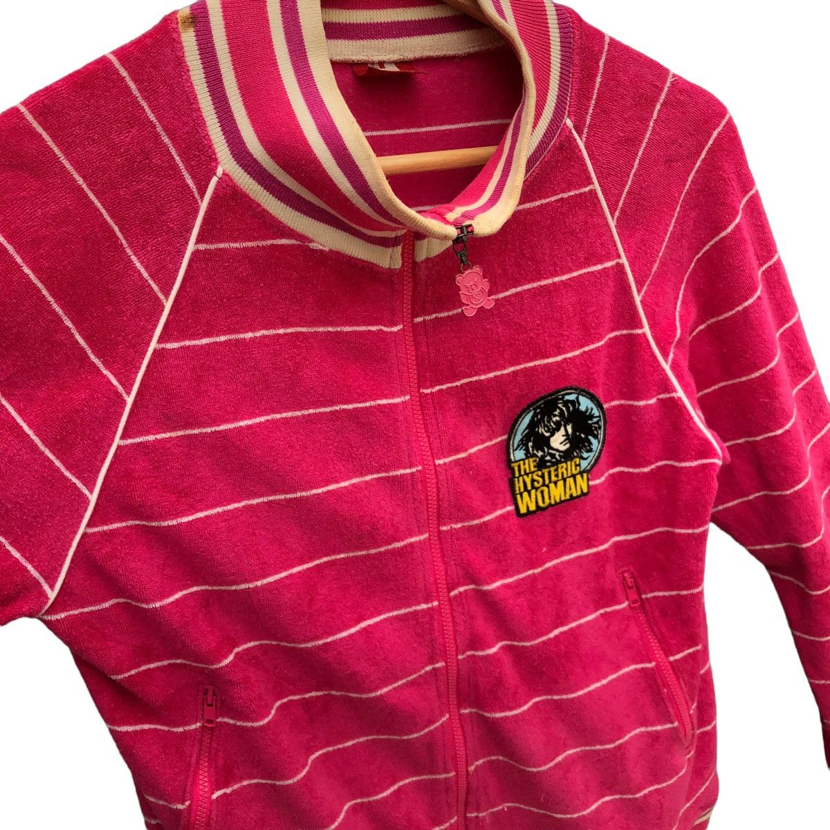 Hysteric Glamour Vintage 80s THE HYSTERIC WOMAN Patch Logo sweaters Size S / US 4 / IT 40 - 2 Thumbnail